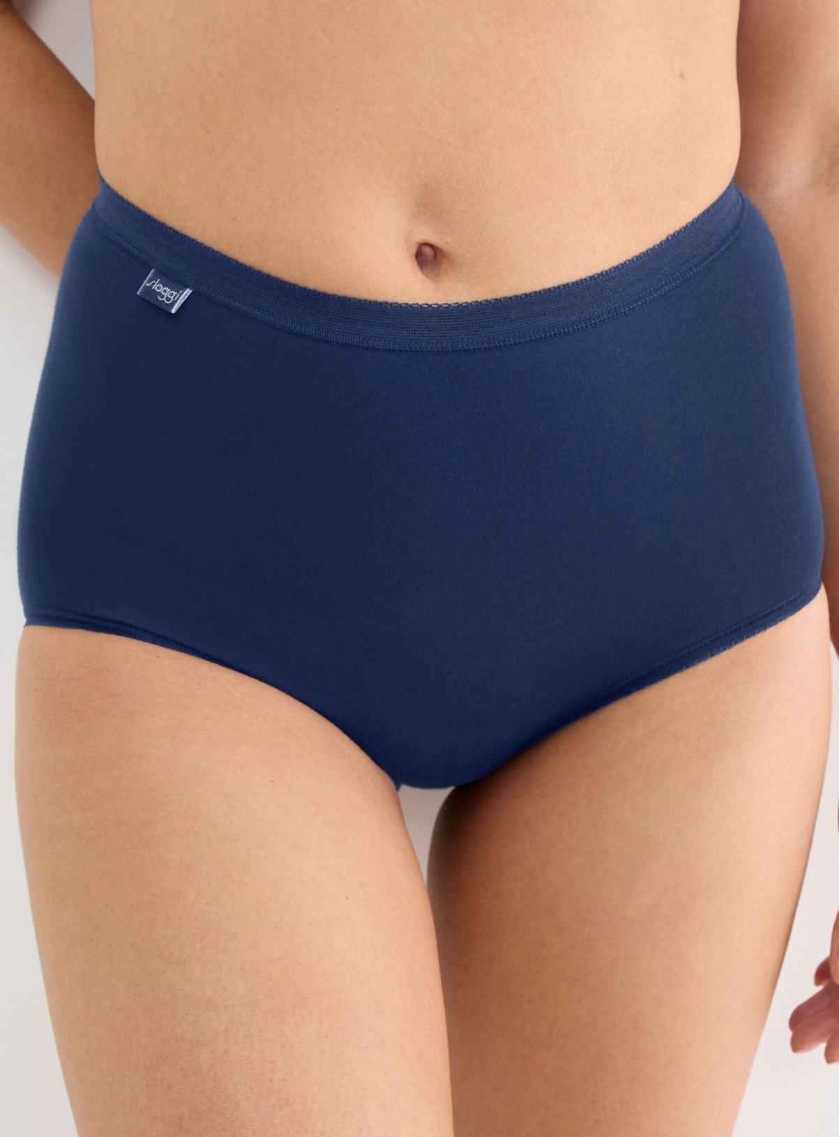 SLOGGI Basic Maxi Knickers 3 Pack Blue 20 - Image 4 thumbnail