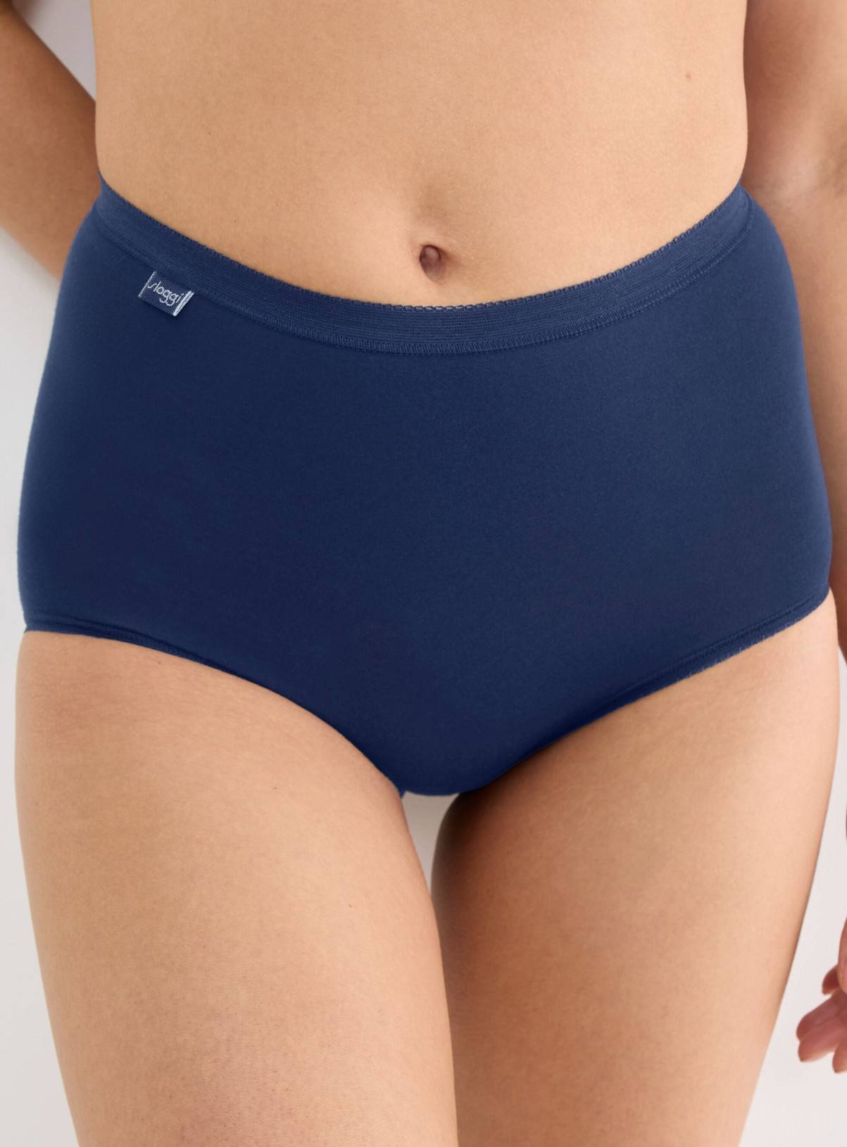SLOGGI Basic Maxi Knickers 3 Pack Blue 20 - Image 4