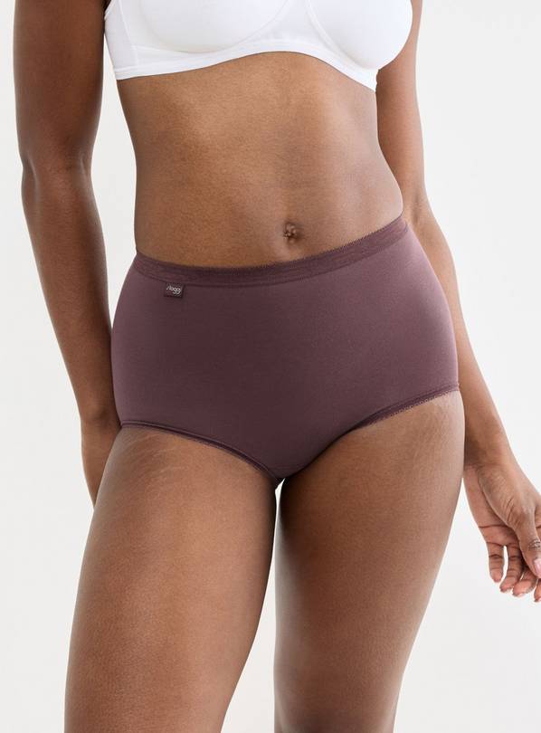 SLOGGI Basic Maxi Knickers 3 Pack Red 22