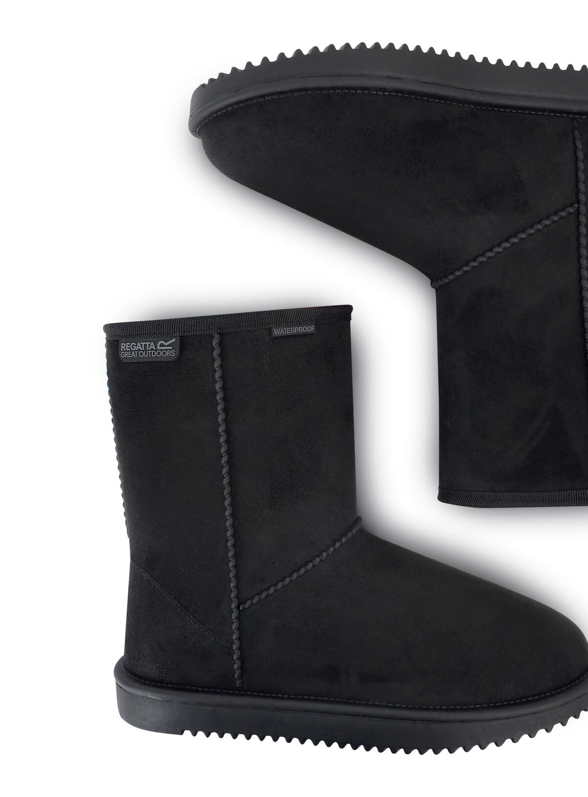 REGATTA Risley Mid Waterproof Boots Black 6 - Image 5 thumbnail