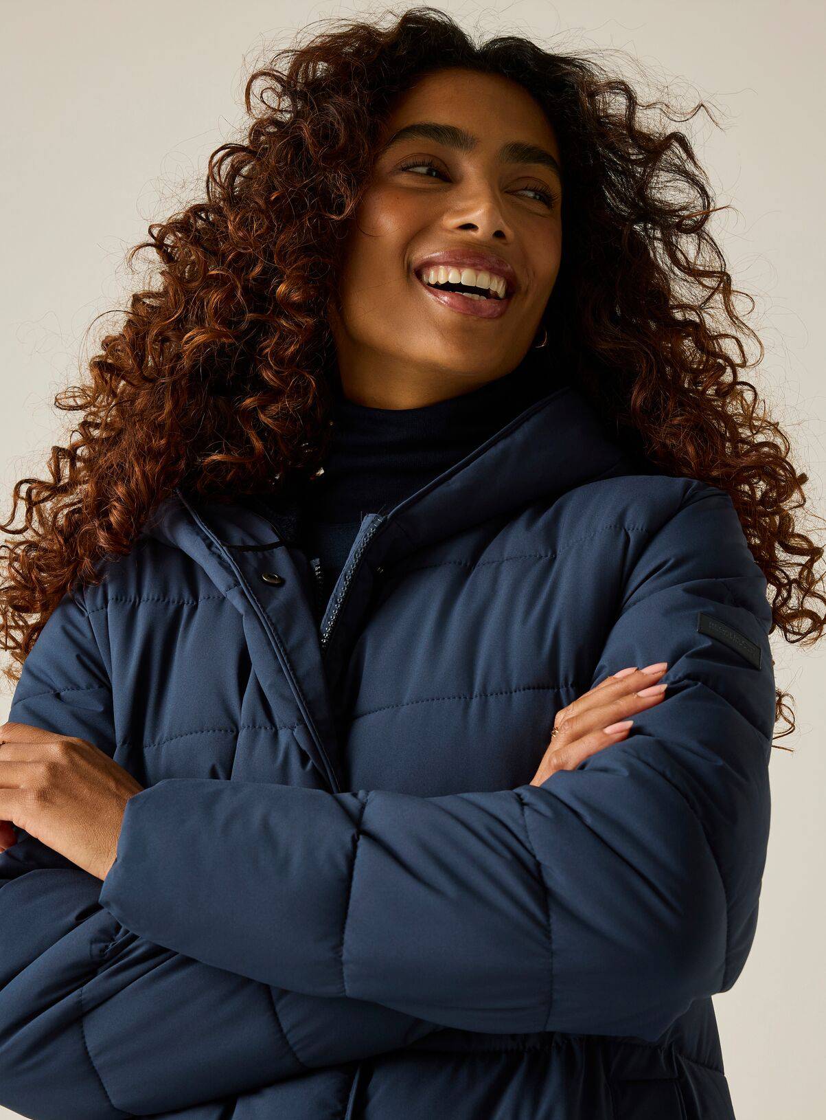 REGATTA Nehiala Water Repellent Padded Jacket Navy 20 - Image 4