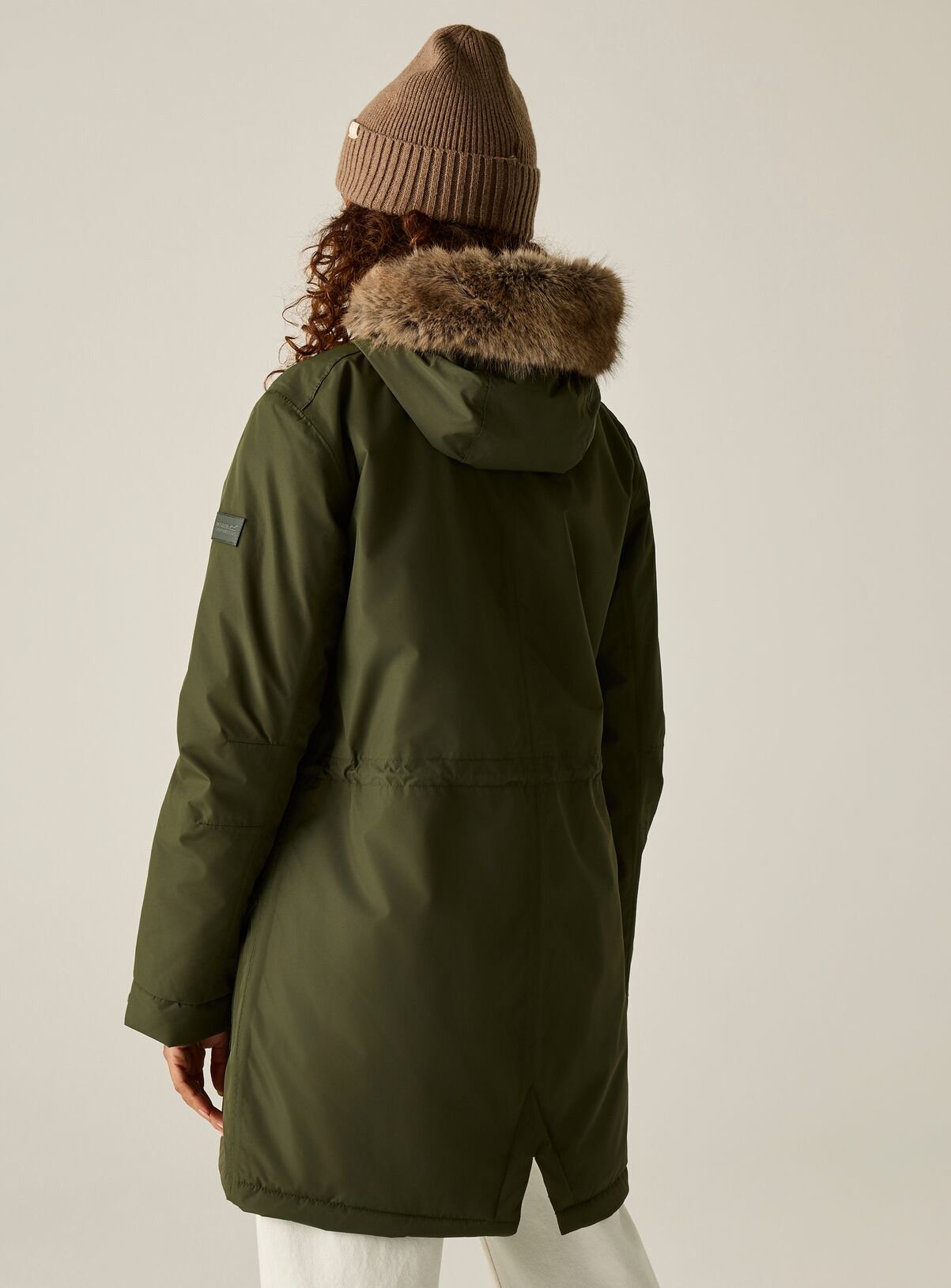 REGATTA Sophia Waterproof Jacket Khaki 10 - Image 3 thumbnail