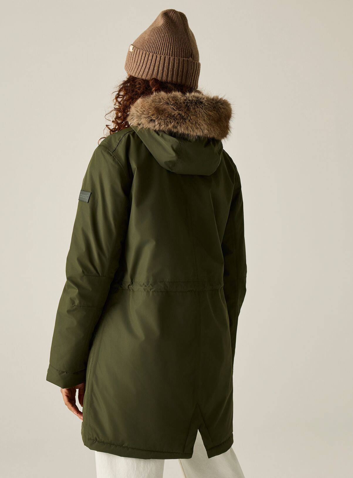 REGATTA Sophia Waterproof Jacket Khaki 18 - Image 3
