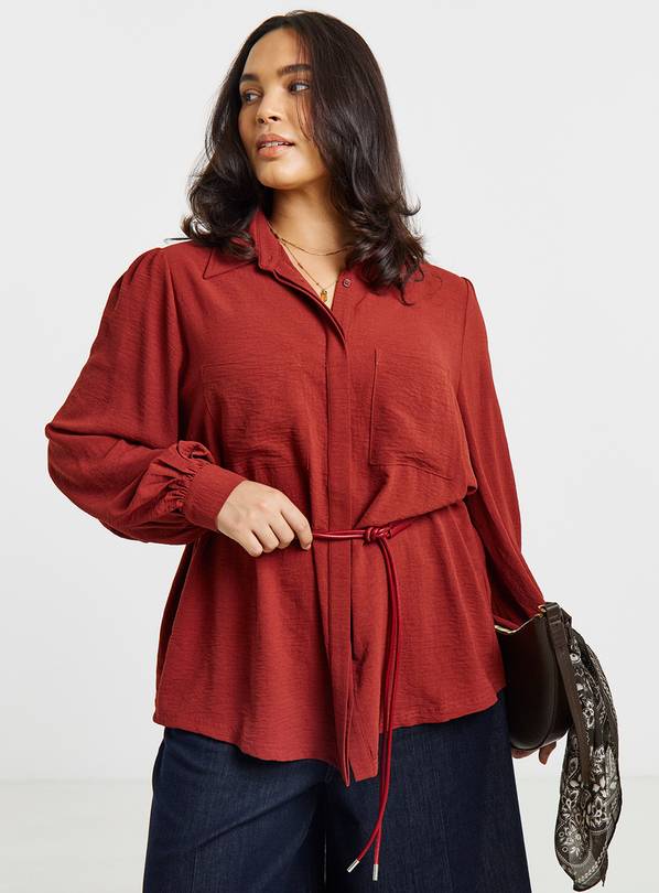 SIMPLY BE Rust Utility Shirt 12