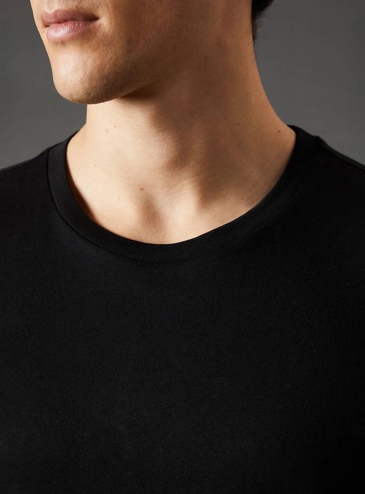 BURTON Black 3 Pack Crew Neck T-Shirt XL - Image 5