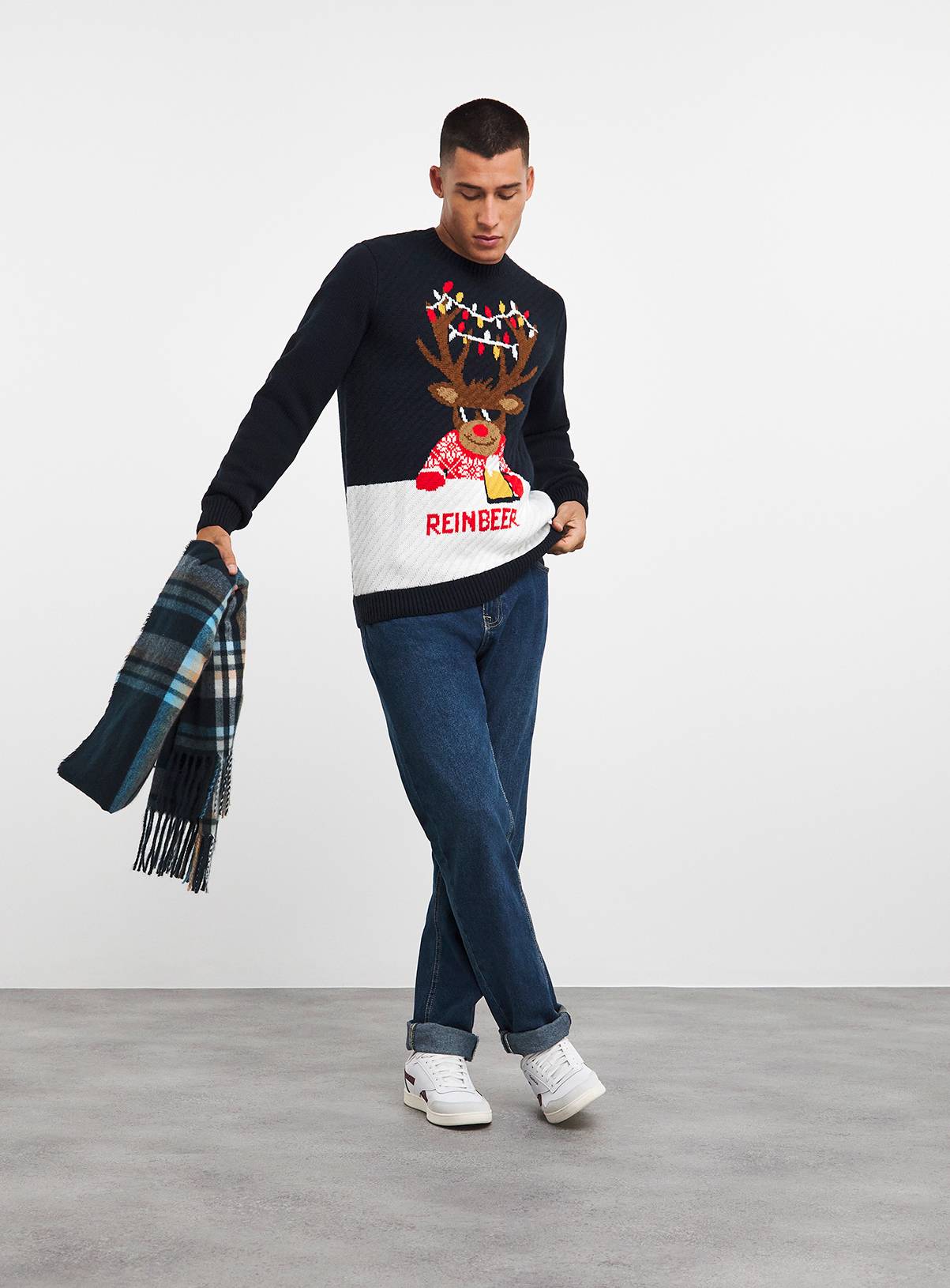 JACAMO Reinbeer Christmas Jumper 1XL - Image 3
