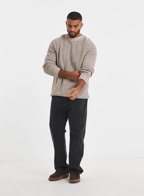 JACAMO Cotton Twist Crew Neck Jumper L