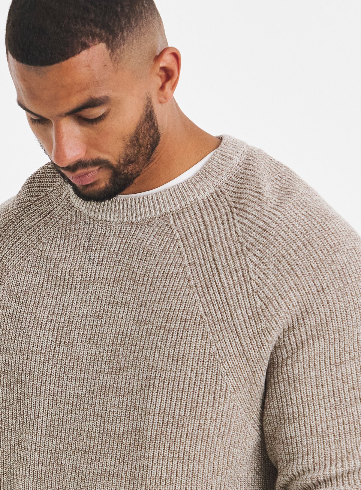 JACAMO Cotton Twist Crew Neck Jumper L - Image 3 thumbnail