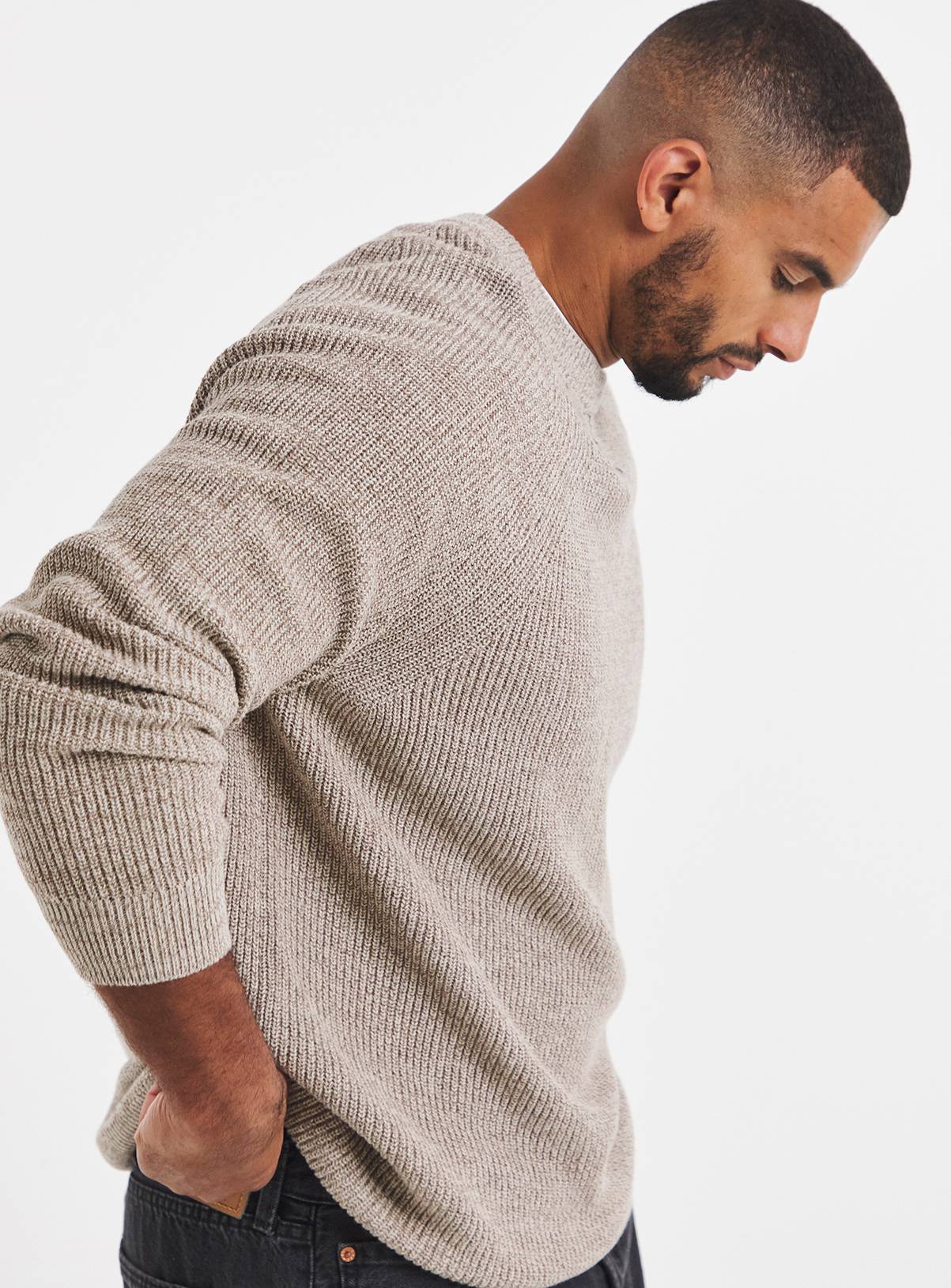 JACAMO Cotton Twist Crew Neck Jumper L - Image 4