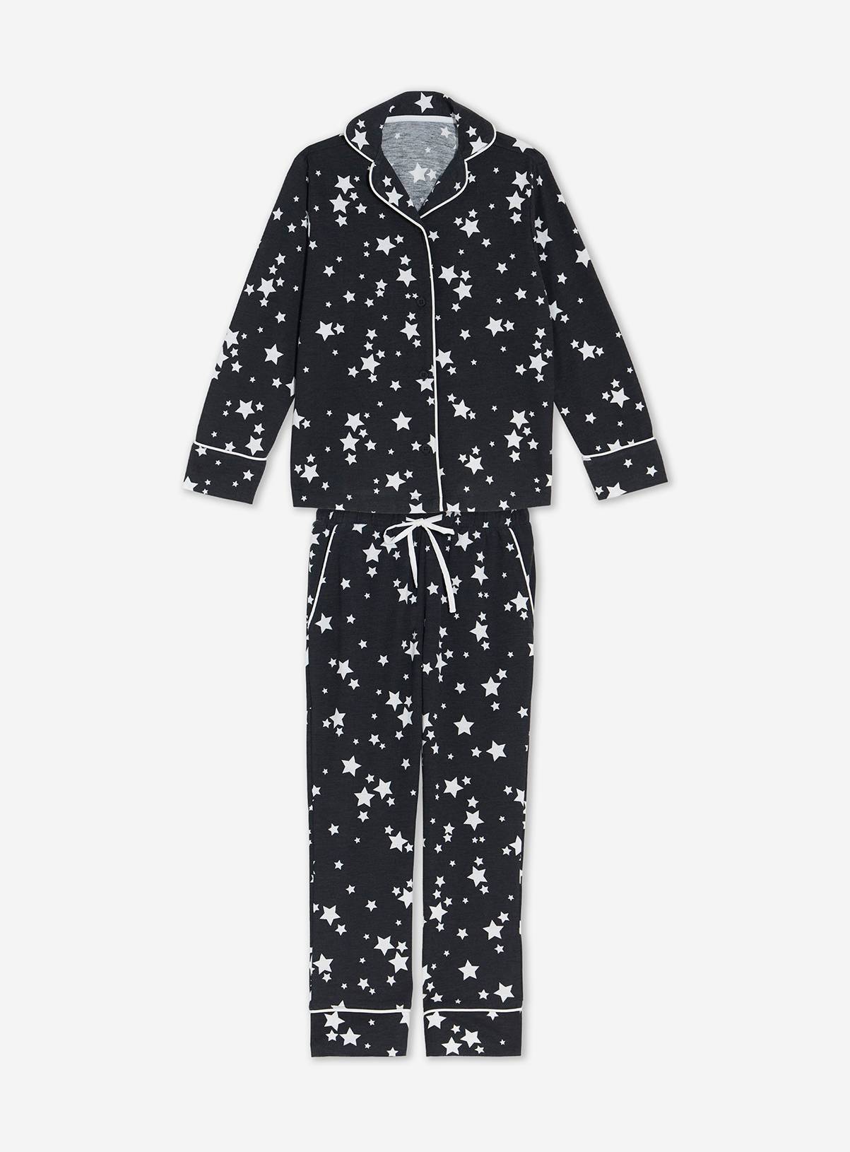 SIMPLY BE Star Print Family Pyjamas Kids 11-12 years - Image 1