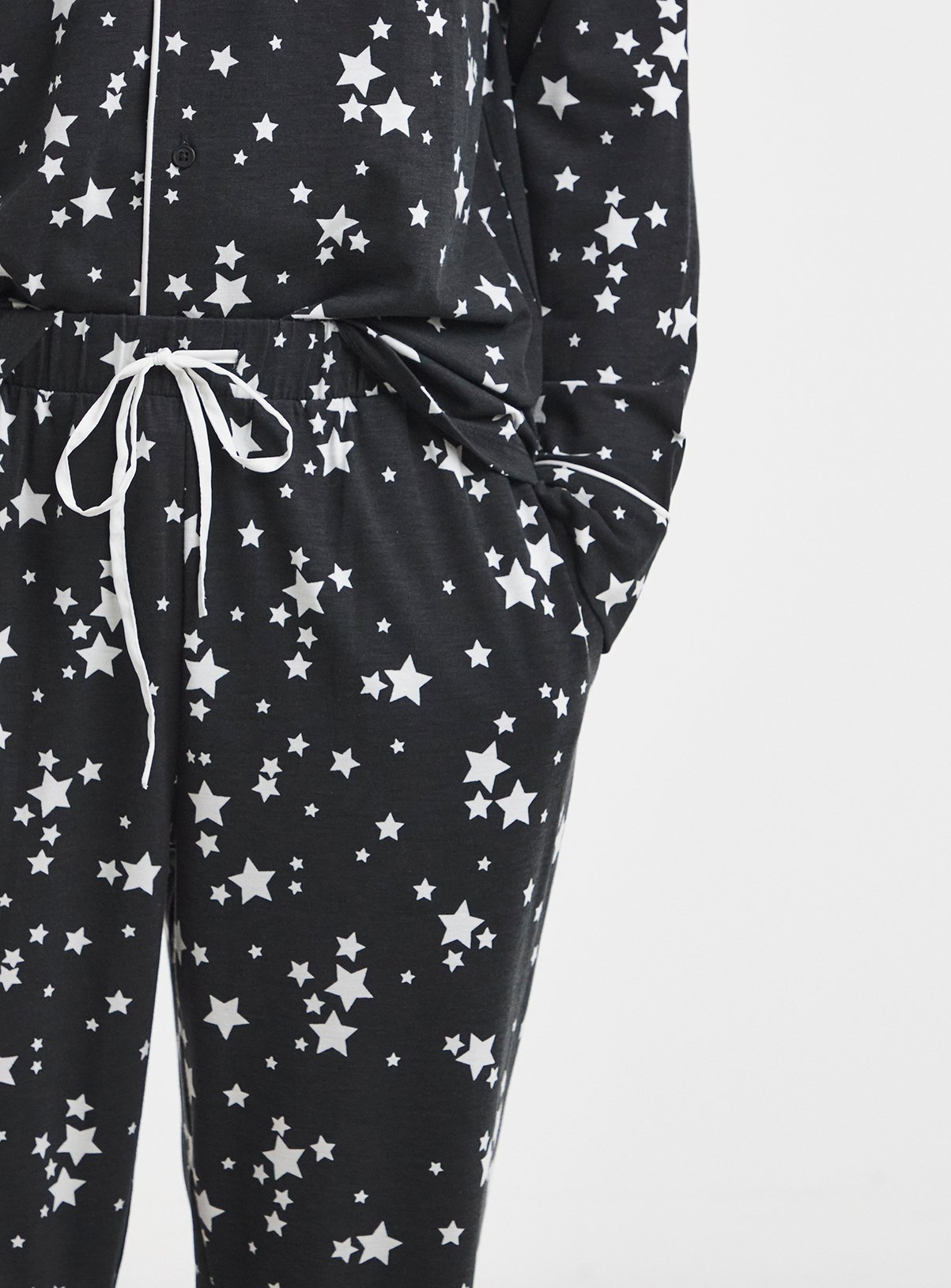 SIMPLY BE Star Print Family Pyjamas Mens XL - Image 4 thumbnail
