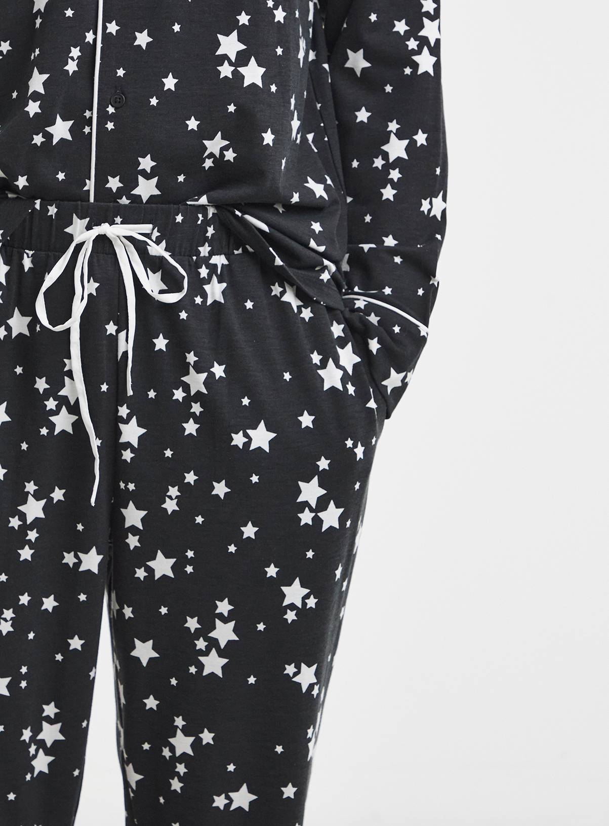 SIMPLY BE Star Print Family Pyjamas Mens XL - Image 4