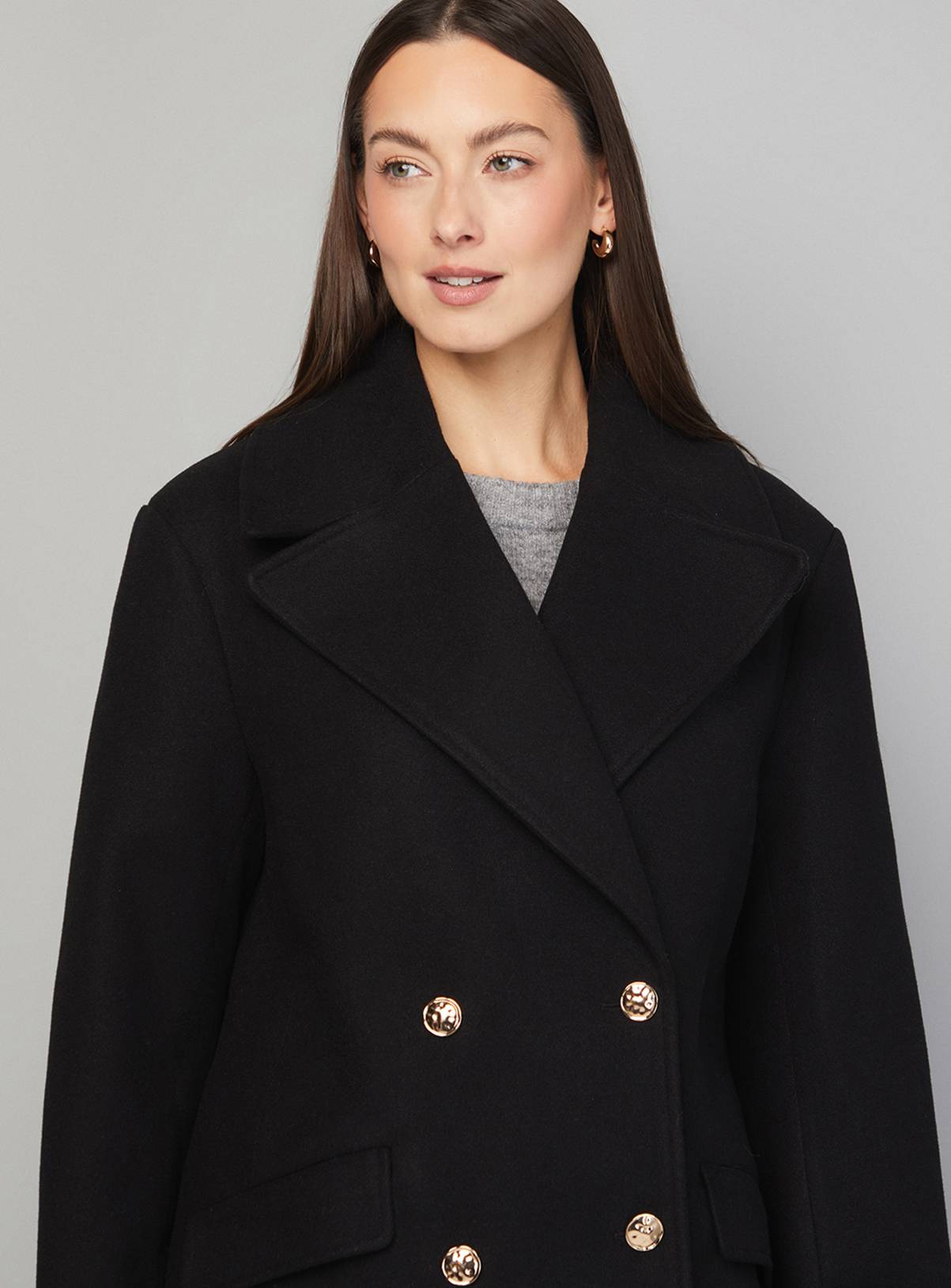 WALLIS Mid Length Double Breasted Coat 16 - Image 4