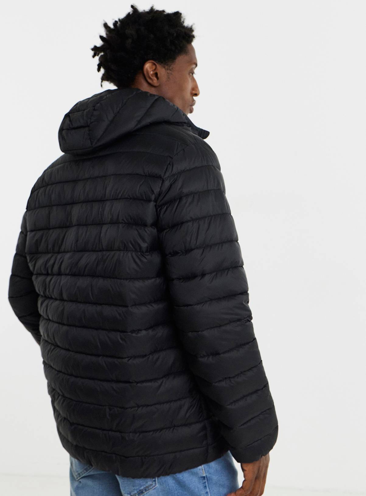 JACAMO Black Lightweight Padded Jacket 2XL - Image 2