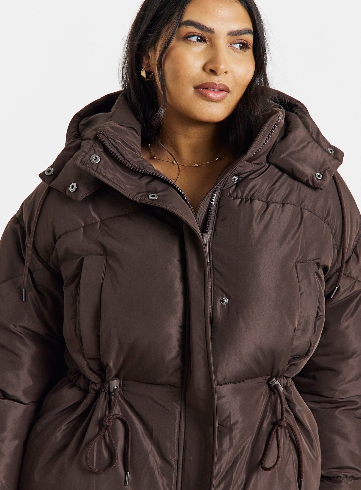 SIMPLY BE Short Padded Coat 24 - Image 4 thumbnail