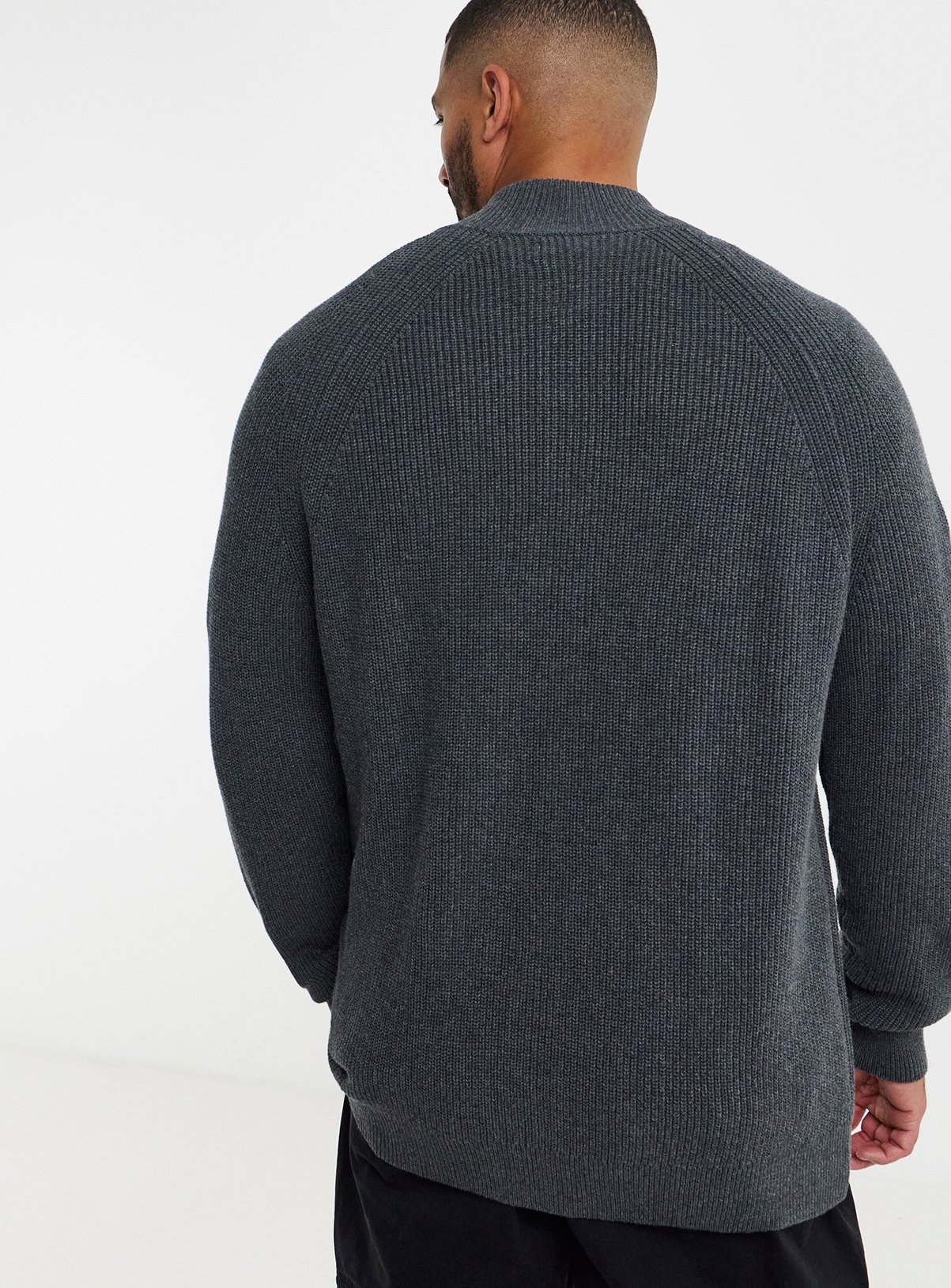 JACAMO Fisherman Knitted Zip Cardigan 3XL - Image 2 thumbnail
