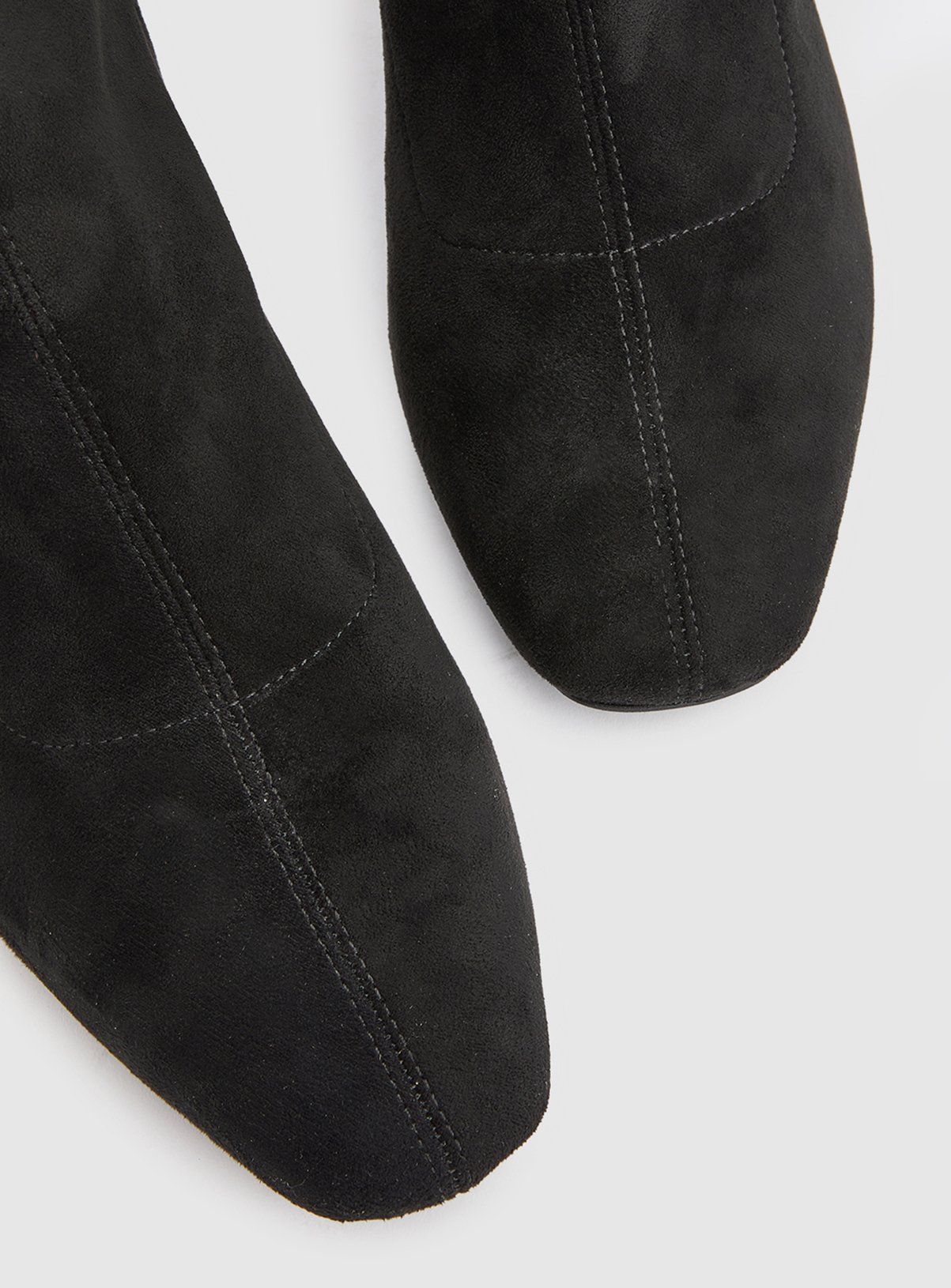 WALLIS Mindy Faux Suede Block Heel Boots 5 - Image 4 thumbnail