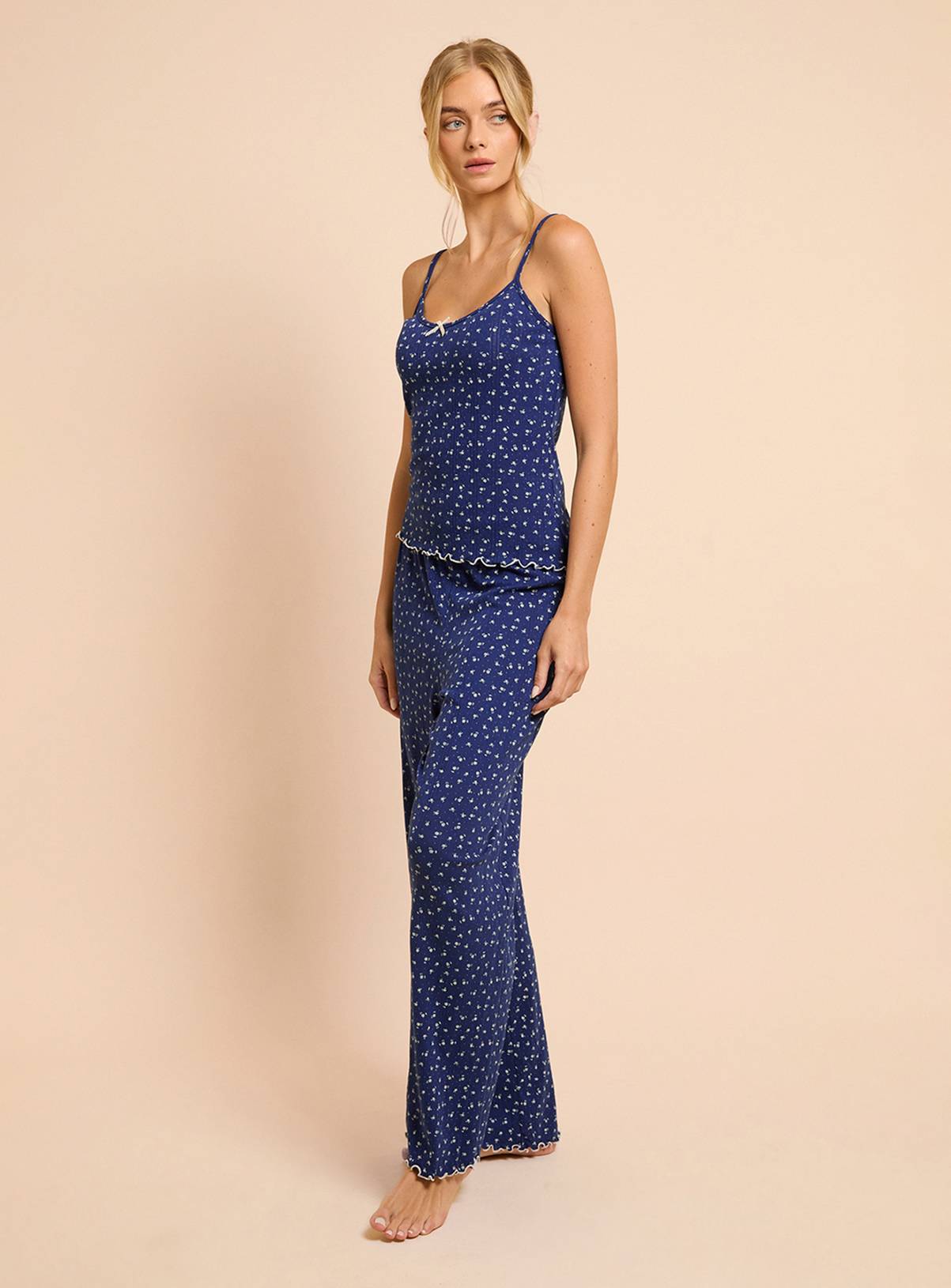 DOROTHY PERKINS Pointelle Jersey Pyjama Set XL - Image 1