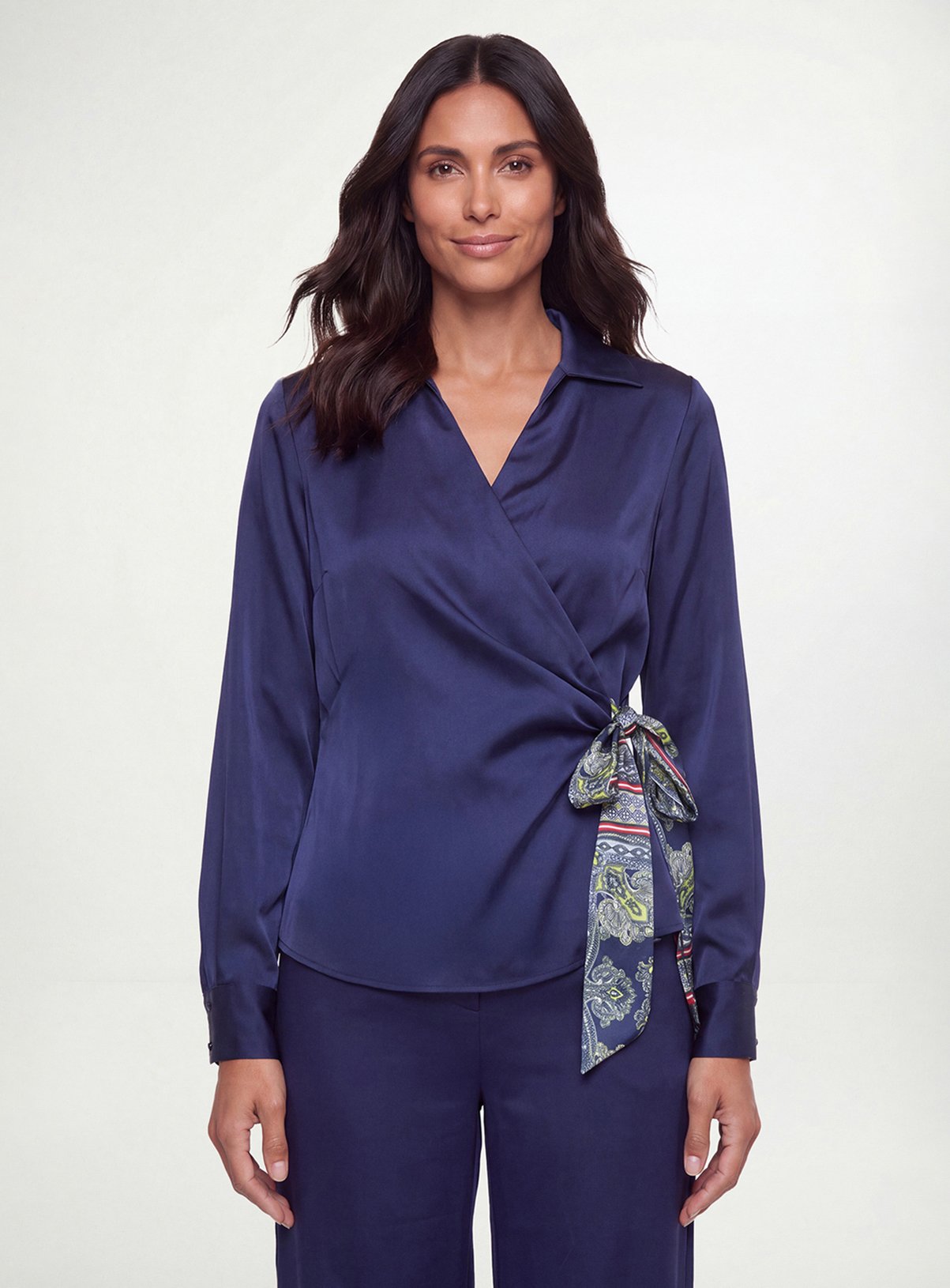 WALLIS Satin Wide Leg Trouser 20 - Image 4 thumbnail