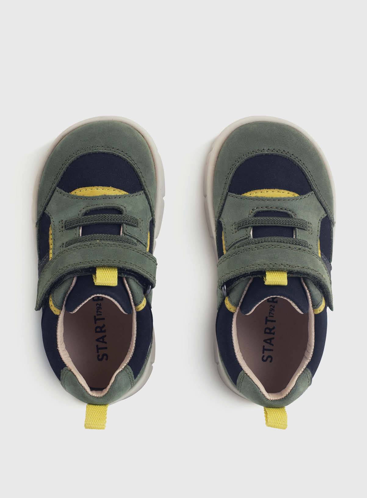START-RITE Stride Khaki Nubuck Mix Trainer 10.5 Infant - Image 2