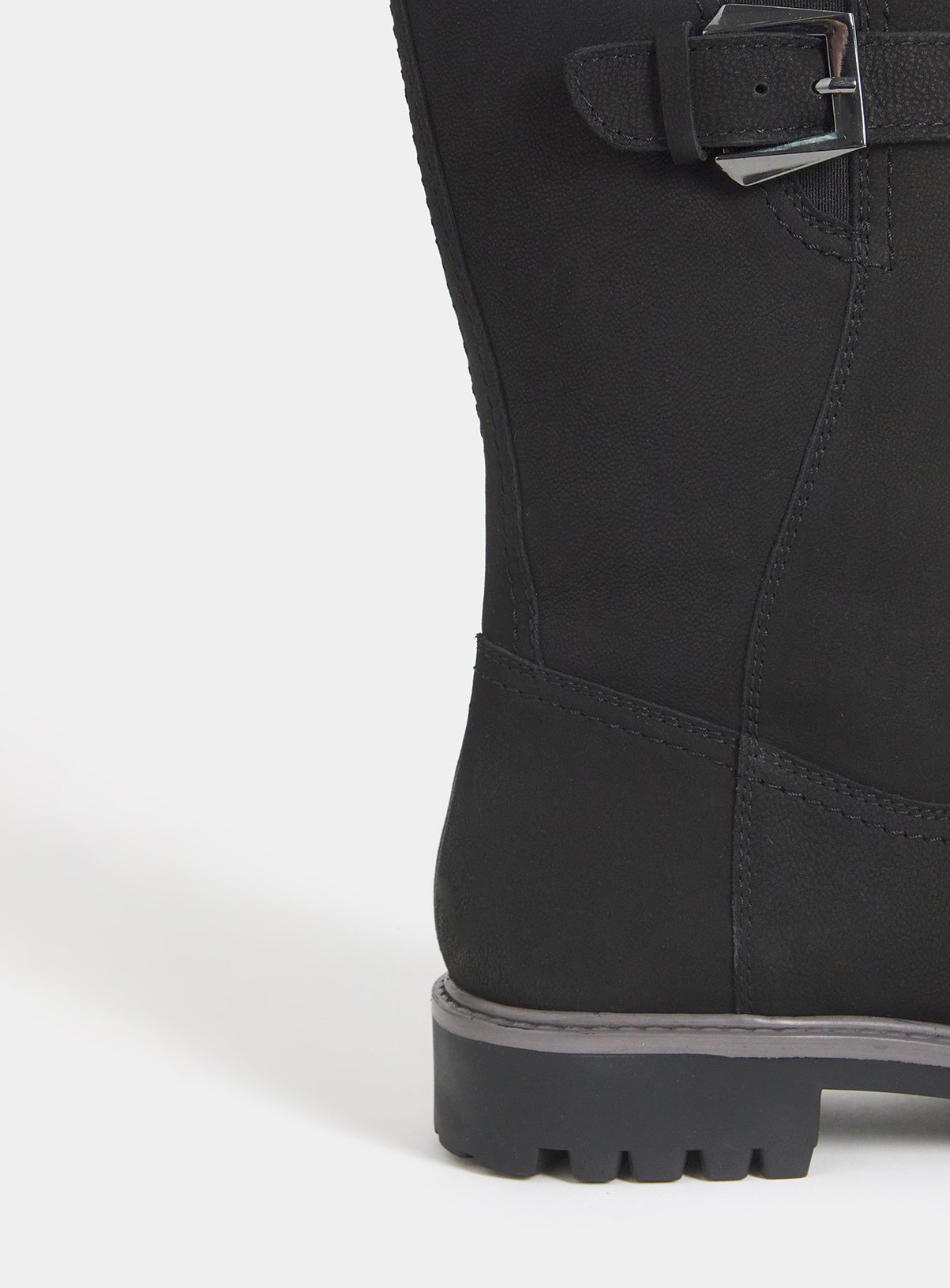 JD WILLIAMS Fur Trim Flat Calf Boot Extra Wide Fit 8 - Image 4 thumbnail