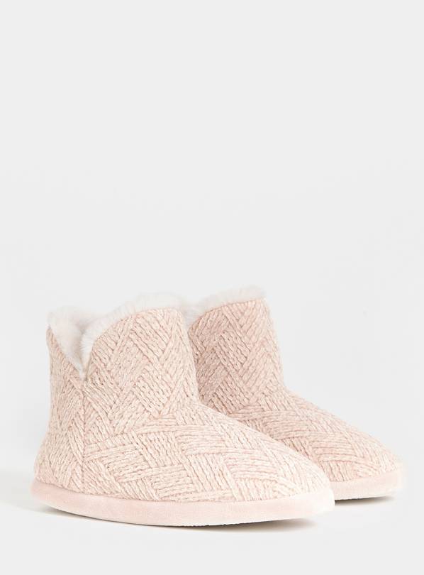 JD WILLIAMS Knitted Bootie Slipper Wide Fit L