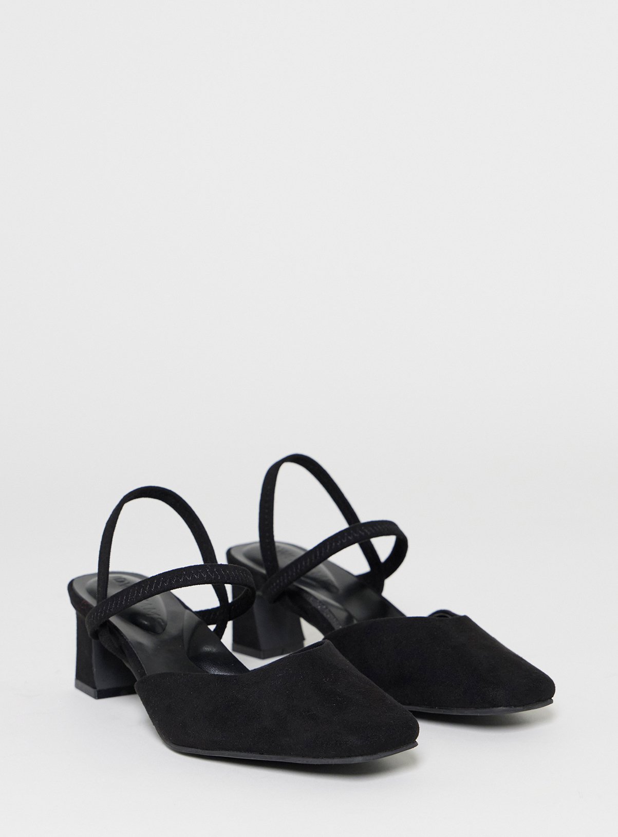 JD WILLIAMS Slingback Block Heel Shoe Wide Fit 8 - Image 2 thumbnail