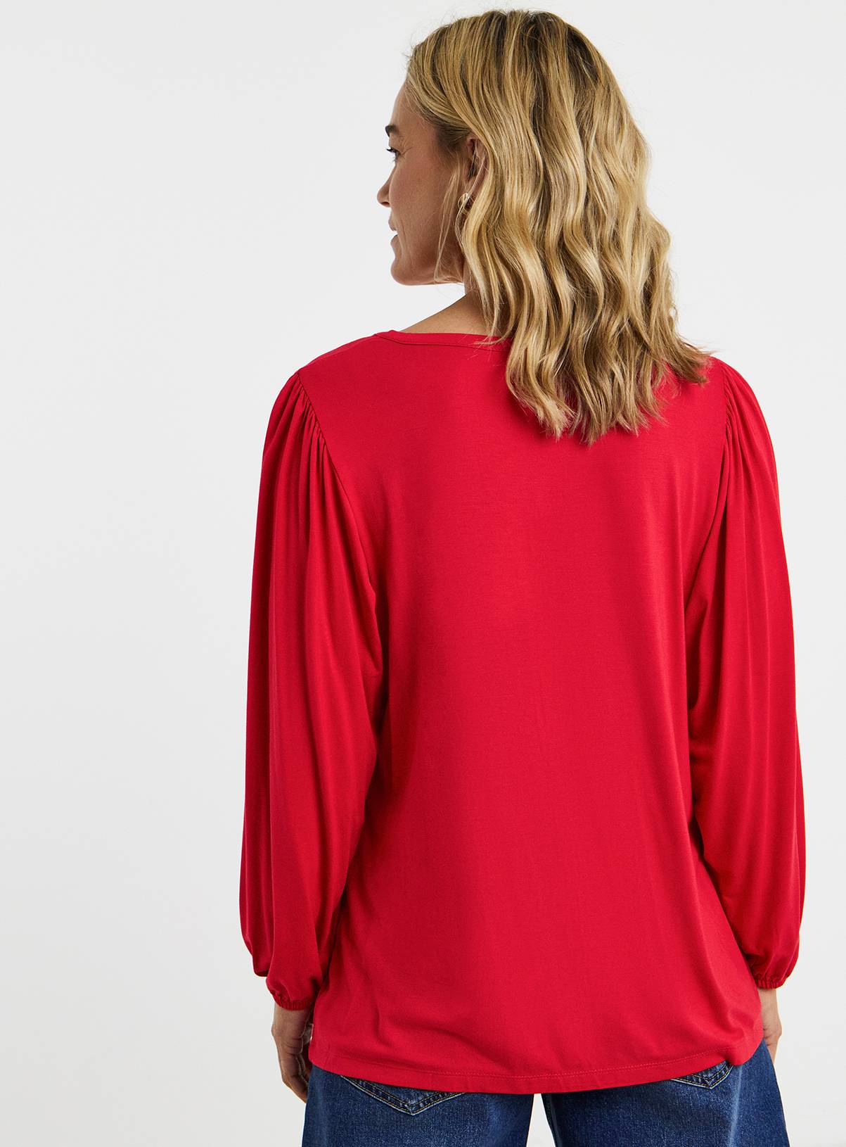 JD WILLIAMS Button Front Long Sleeve Top 22 - Image 3