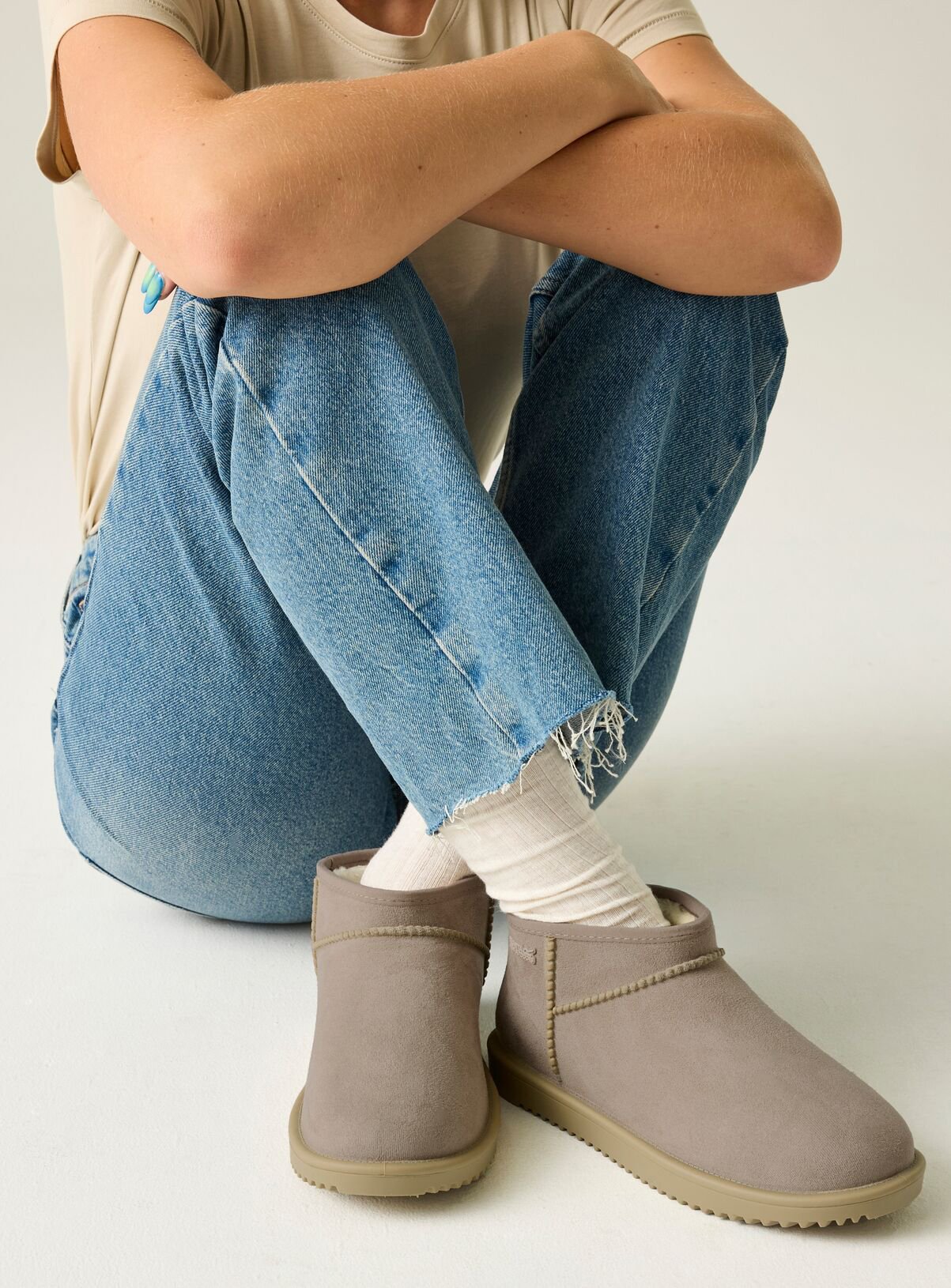 REGATTA Risley Short Waterproof Boots Beige 5 - Image 4 thumbnail