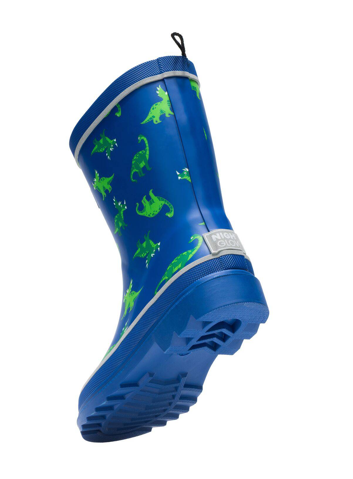 REGATTA Mudplay III Junior Wellies Blue Dinosaur 5 Infant - Image 2