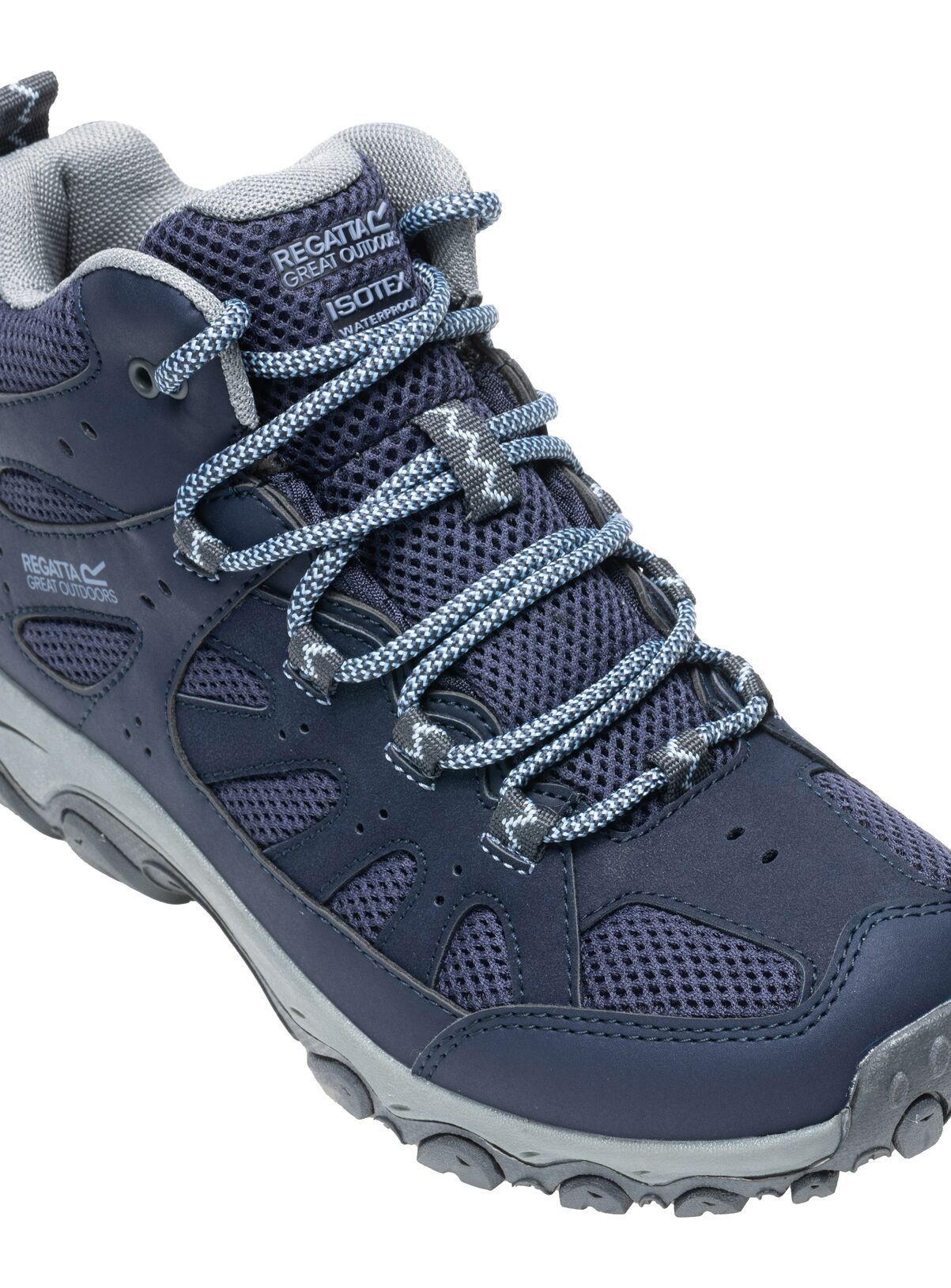 REGATTA Womens Edgepoint IV Mid Walking Boots Blue 6 - Image 2 thumbnail