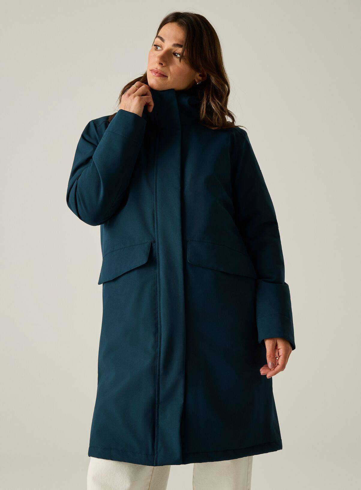REGATTA Ramona Waterproof Jacket Navy 14 - Image 1