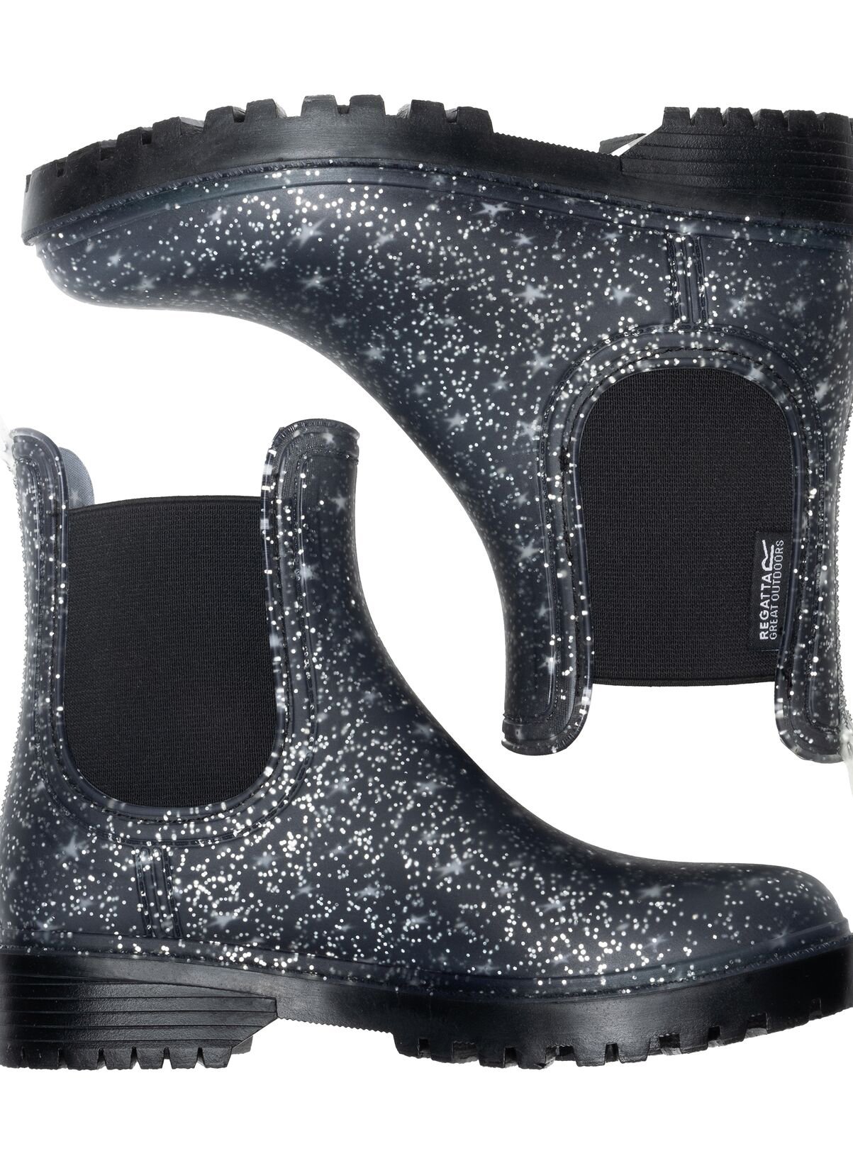 REGATTA Harriet II Junior Ankle Wellies Glitter 1 - Image 5 thumbnail