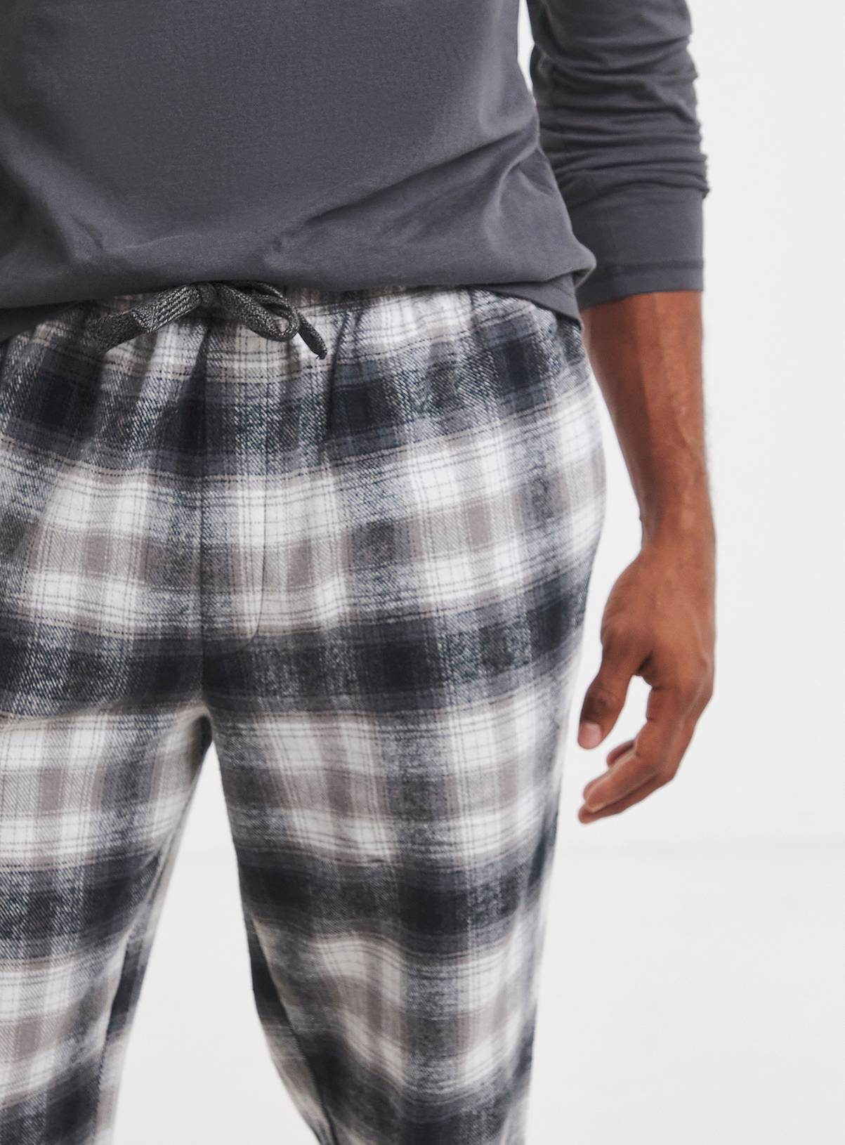 JACAMO 2 Pack Woven Check Flannel Bottoms 39/41 - Image 4