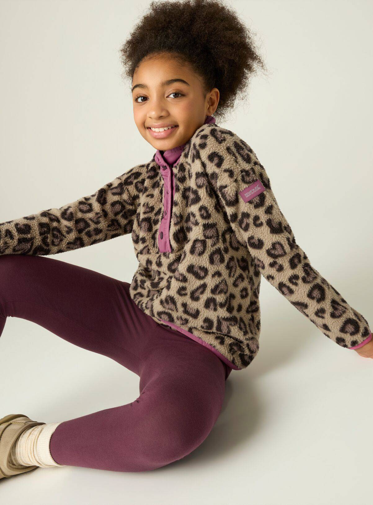 REGATTA Eva Fleece Leopard 15-16 years - Image 3