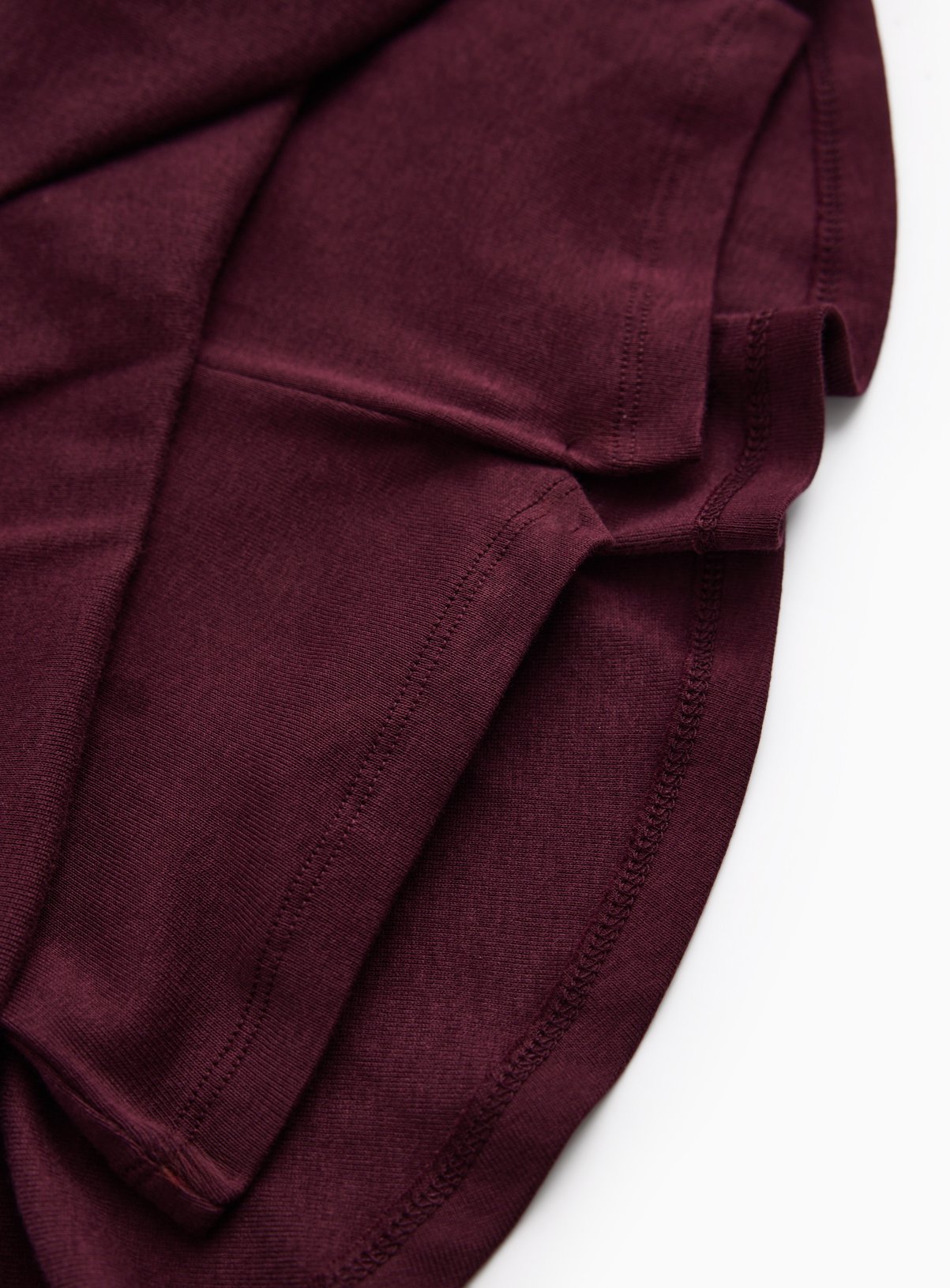 Burgundy Jersey Skirt 11 years - Image 2 thumbnail