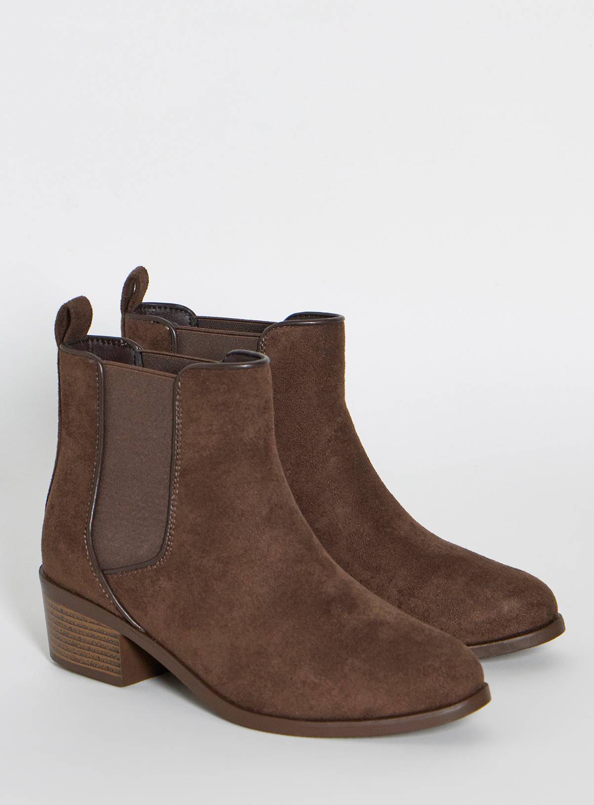 JD WILLIAMS Chelsea Block Heel Ankle Boot Wide Fit 5 - Image 2