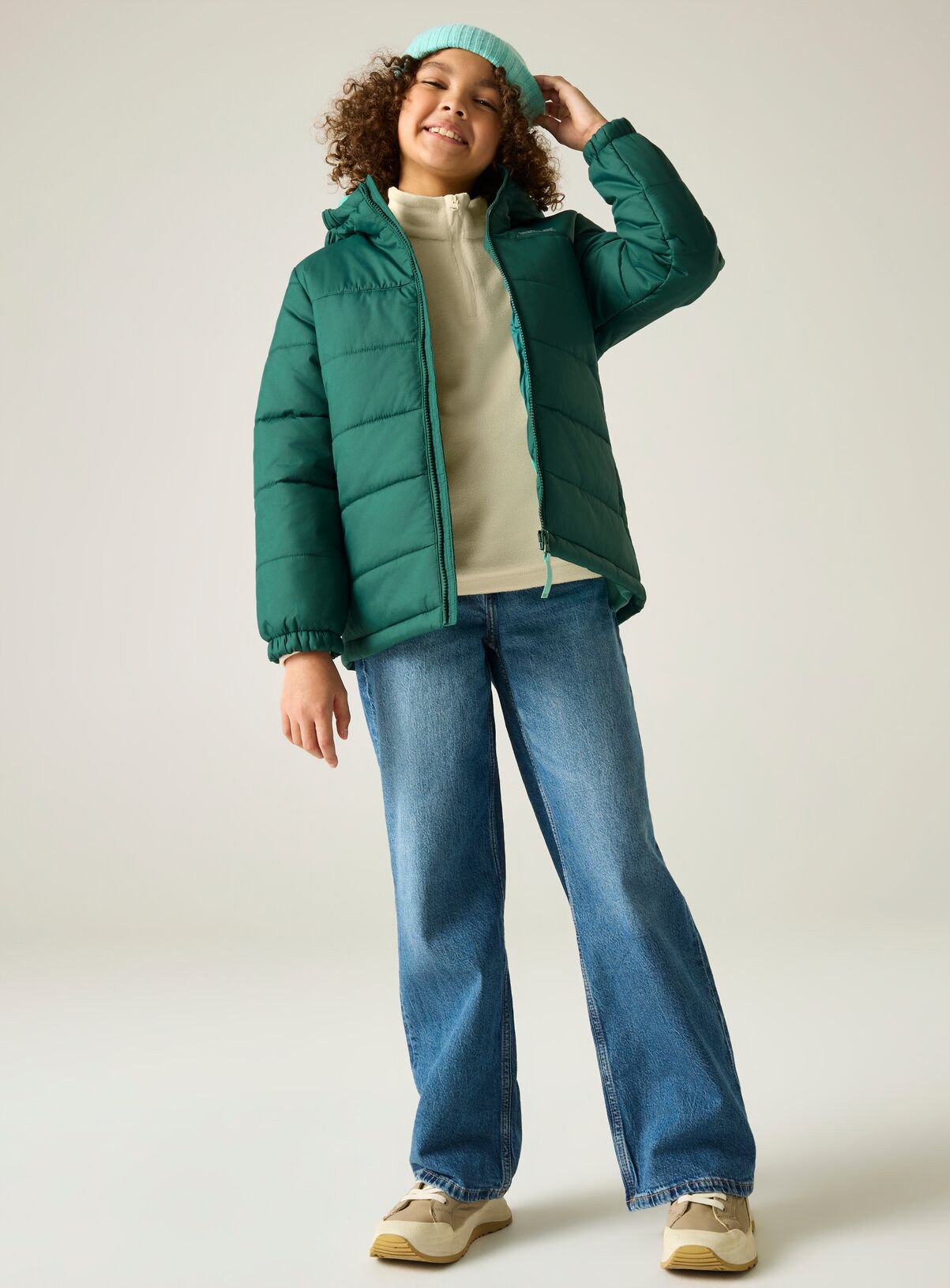 REGATTA Lofthouse Water Repellent Padded Jacket Green 11-12 years - Image 3 thumbnail