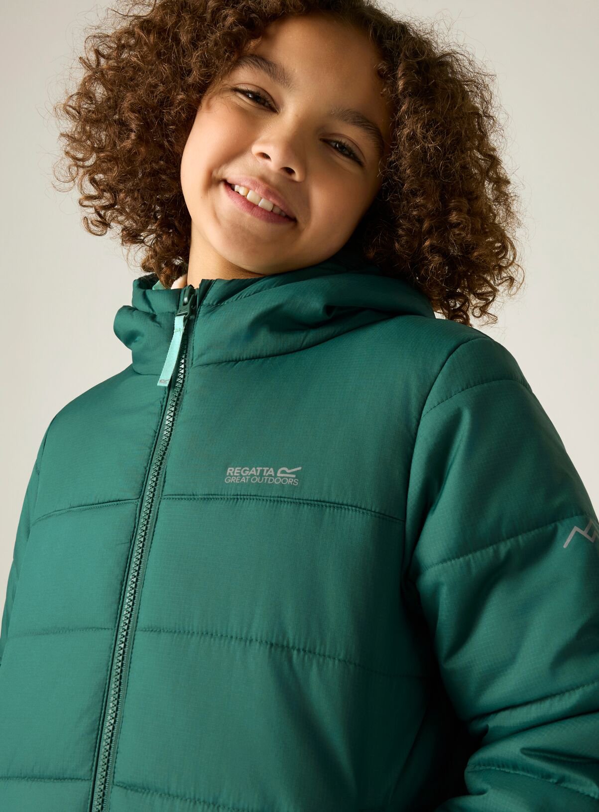 REGATTA Lofthouse Water Repellent Padded Jacket Green 11-12 years - Image 4 thumbnail