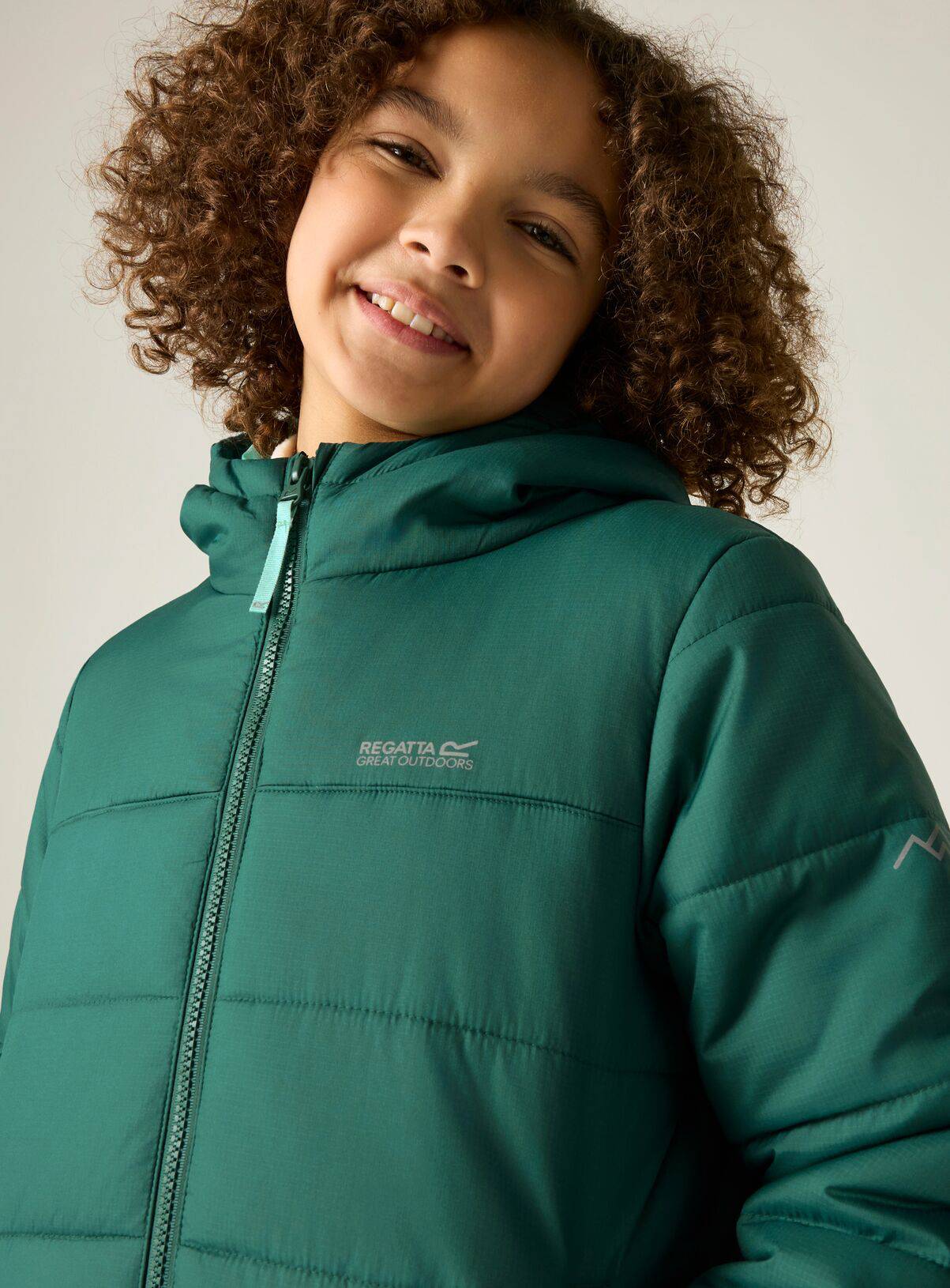 REGATTA Lofthouse Water Repellent Padded Jacket Green 11-12 years - Image 4