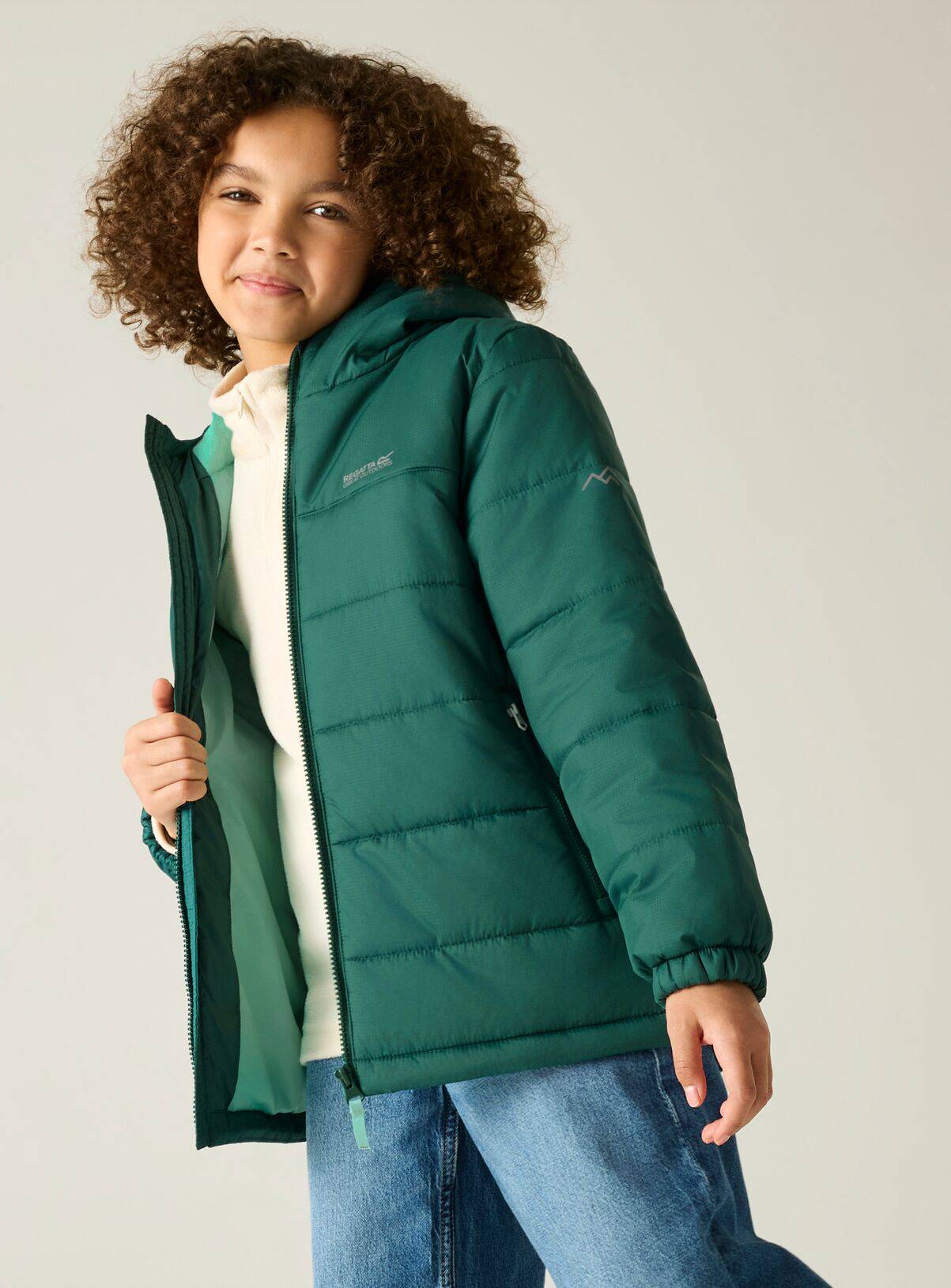 REGATTA Lofthouse Water Repellent Padded Jacket Green 11-12 years - Image 6