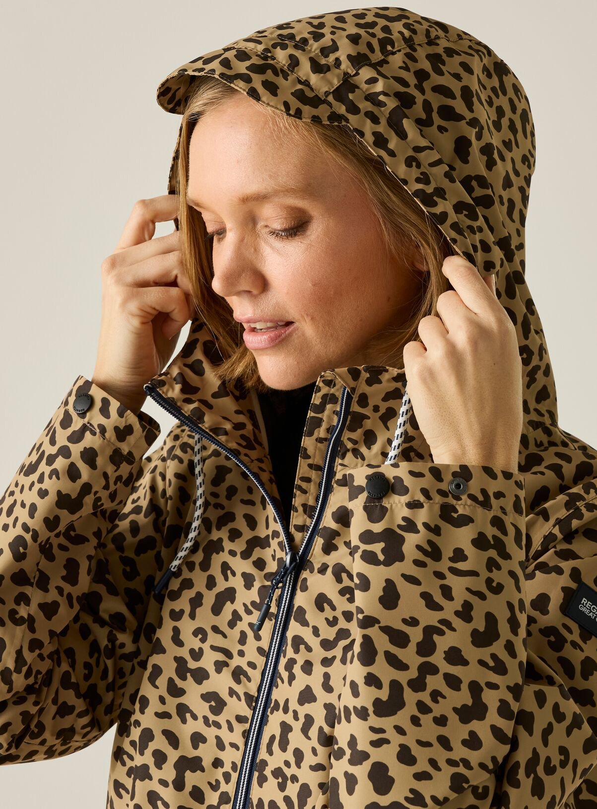REGATTA Bayletta Waterproof Jacket Leopard 10 - Image 6 thumbnail