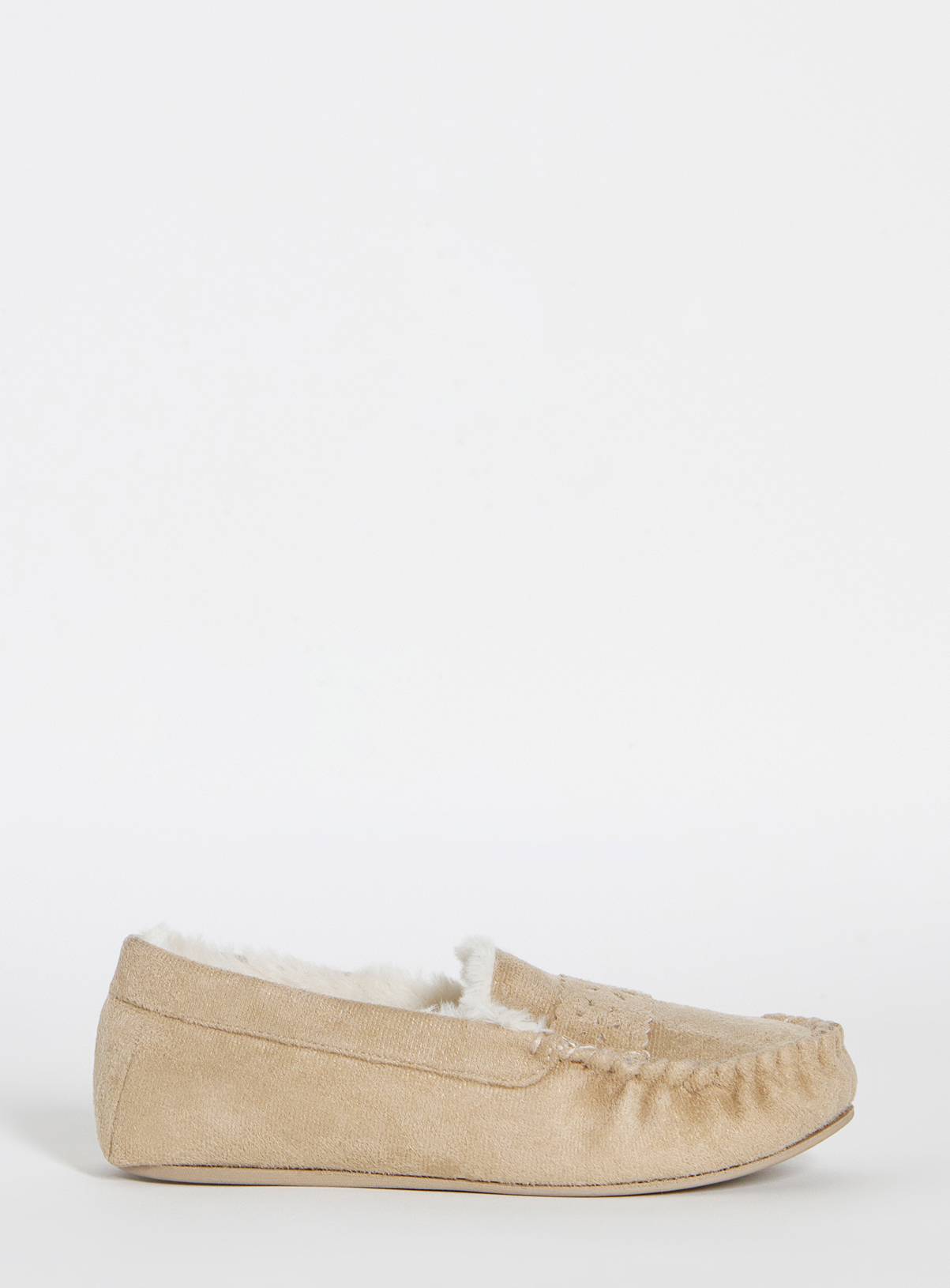 JD WILLIAMS Cut Out Loafer Slipper Wide Fit 6 - Image 4