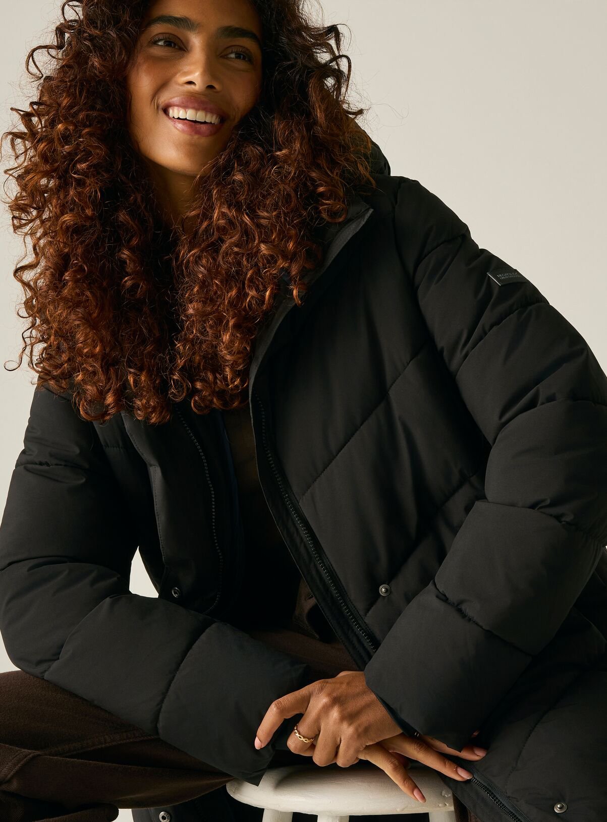 REGATTA Eloria Water Repellent Padded Jacket Black 10 - Image 5 thumbnail