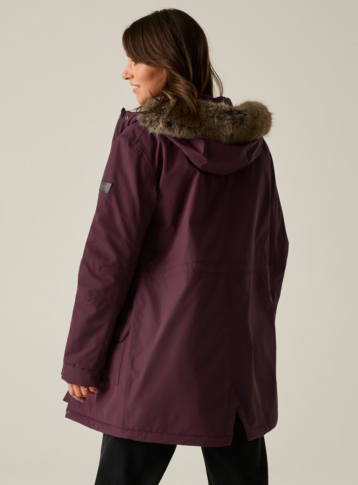 REGATTA Sophia Waterproof Jacket Purple 16 - Image 2 thumbnail