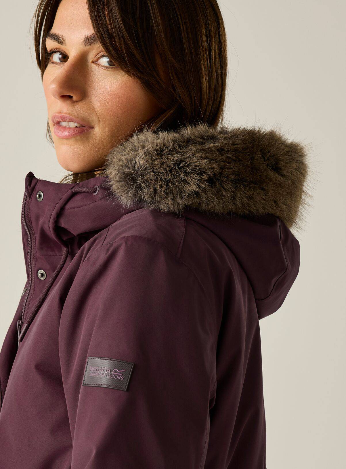 REGATTA Sophia Waterproof Jacket Purple 12 - Image 5
