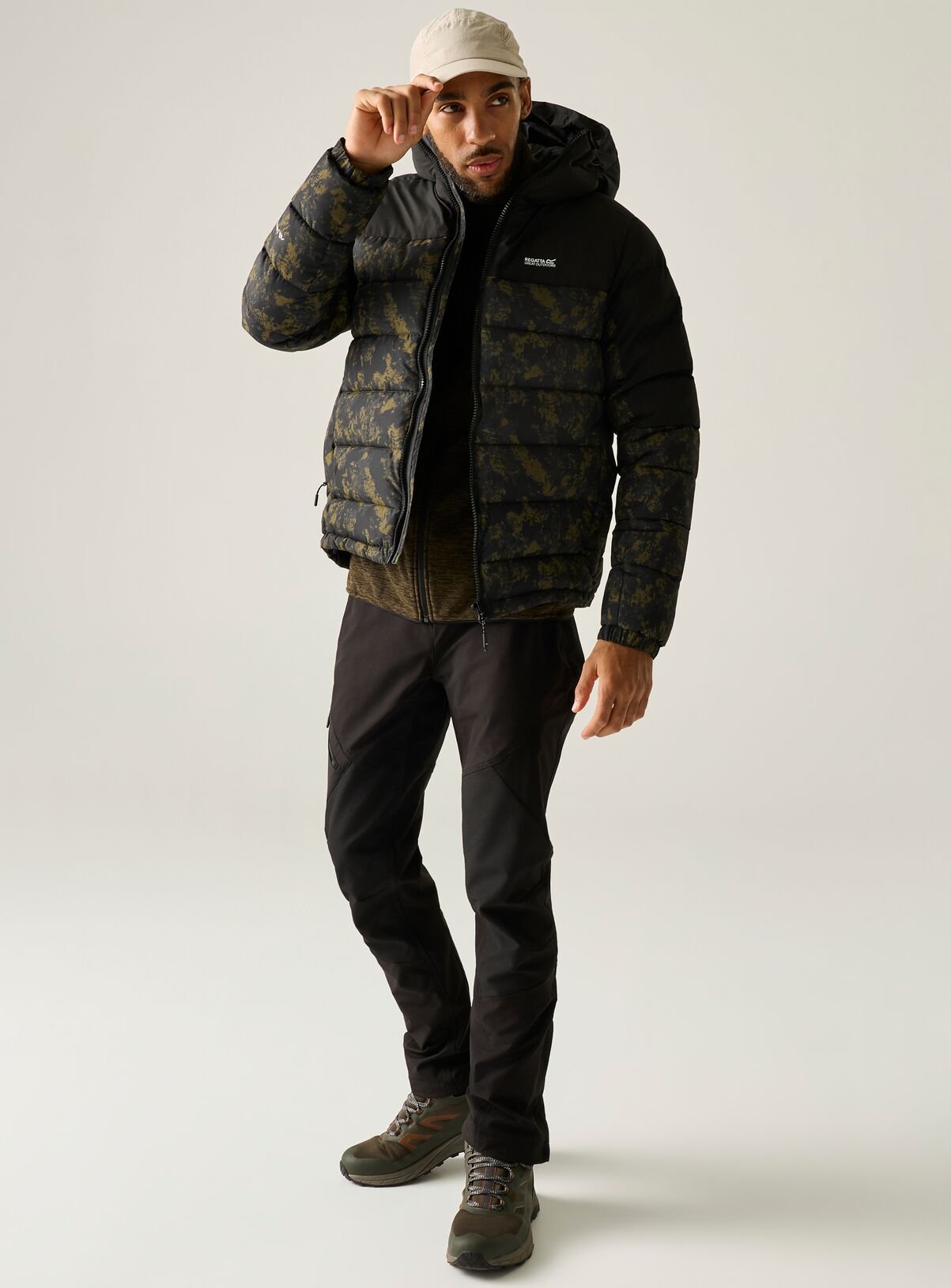 REGATTA Aldthorn Water Repellent Jacket Green Camo S - Image 2 thumbnail
