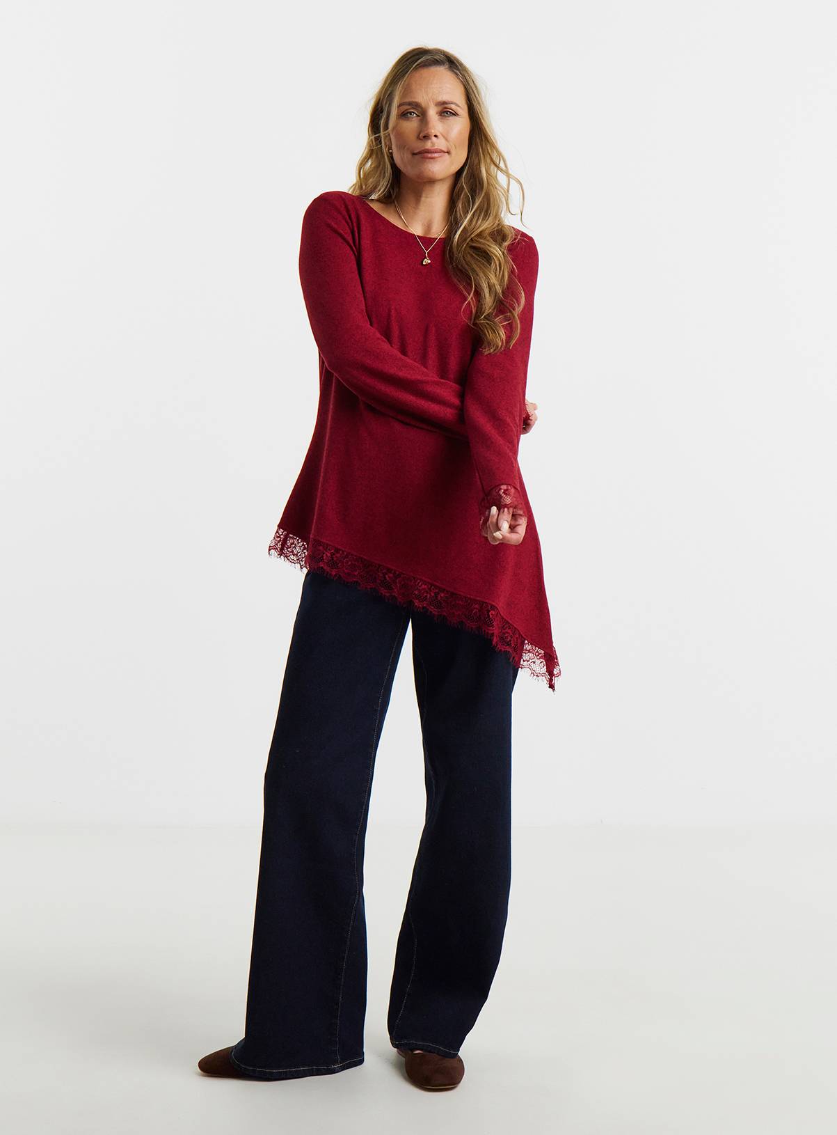 JD WILLIAMS Crew Lace Ayshem Long Top 10 - Image 3