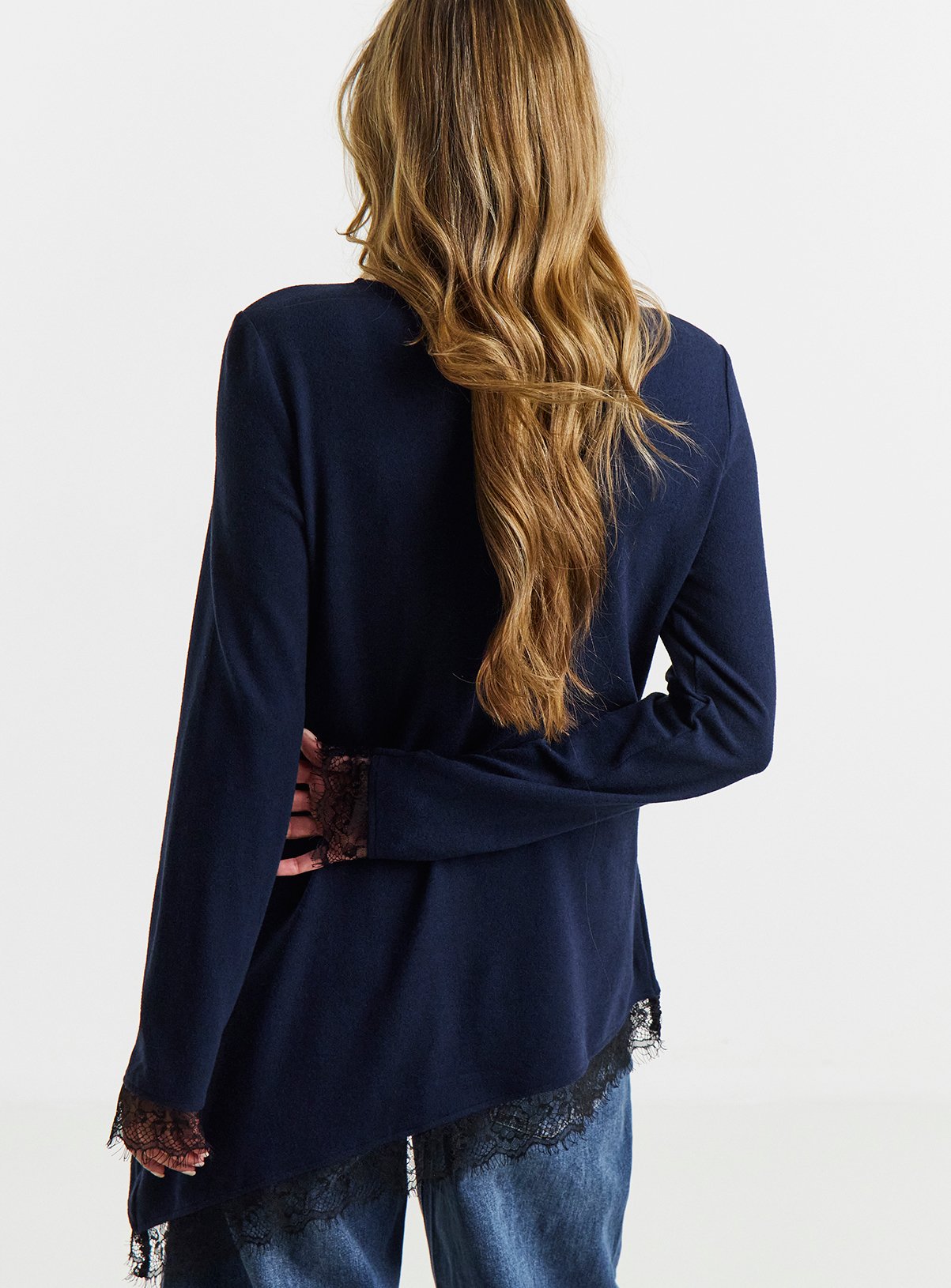 JD WILLIAMS Soft Touch Crew Lace Asyhem Top 12 - Image 2 thumbnail