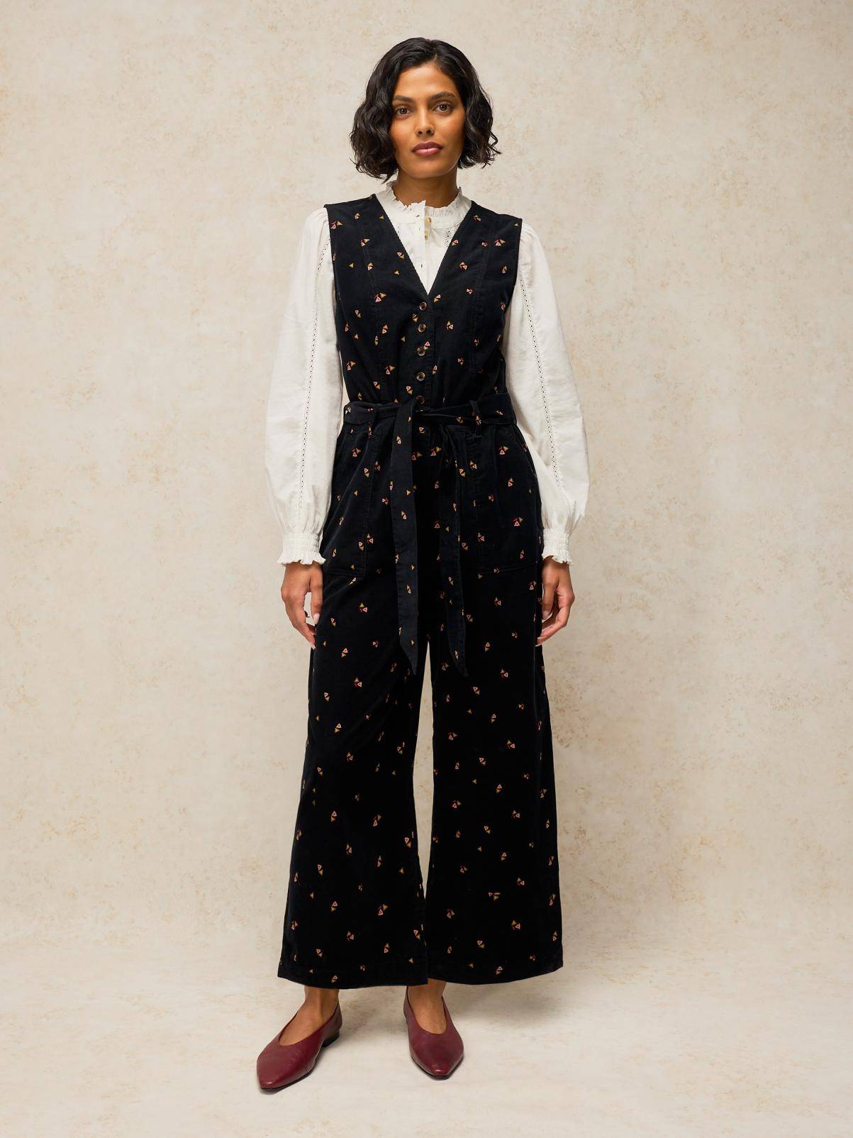 WHITE STUFF Betty Cord Dungaree 10R - Image 1
